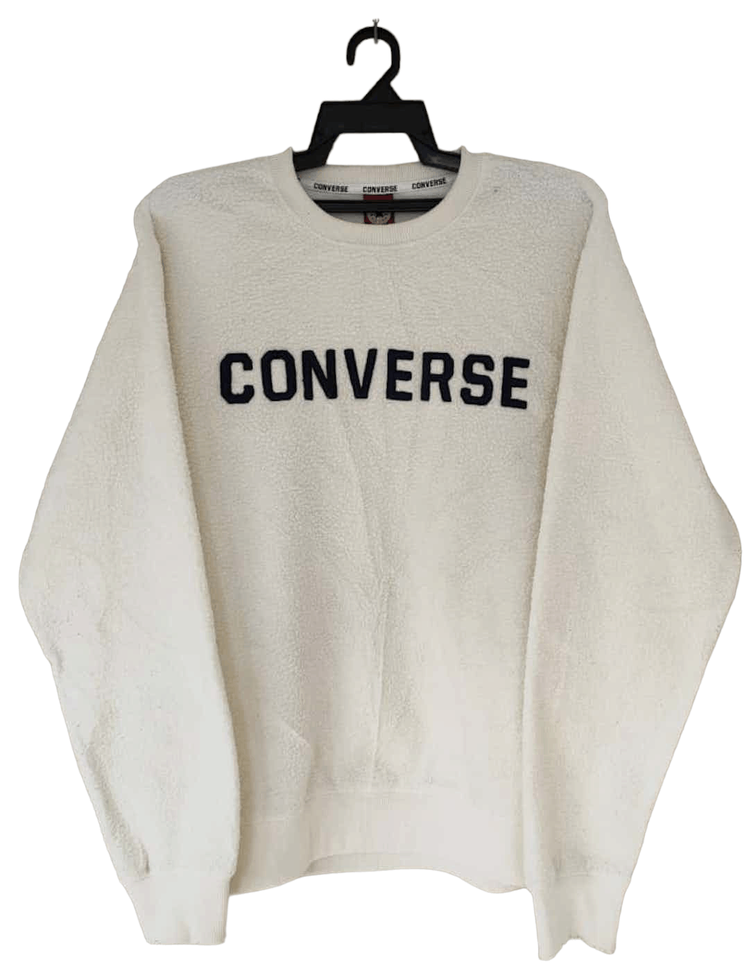 Converse ❎ Converse embroidered Fleece Sweatshirt Size US L / EU 52-54 / 3 - 1 Thumbnail