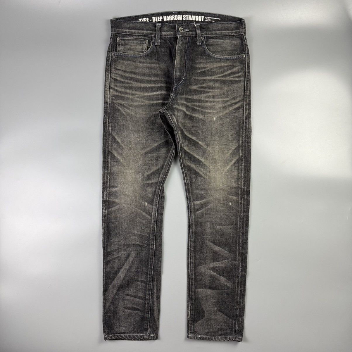 Neighborhood Neighborhood Washed.dp Narrow Straight Selvedge Denim Pants Size US 32 / EU 48 - 1 Thumbnail