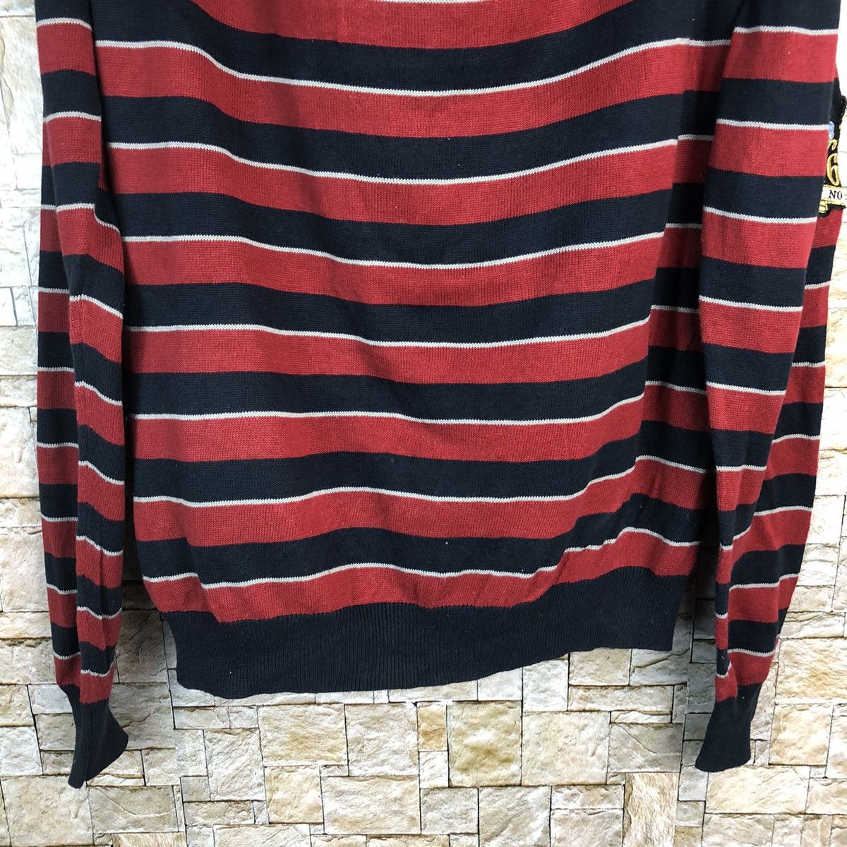 PPFM PPFM Red Stripe like kurt cobain #A385 Size US M / EU 48-50 / 2 - 6 Thumbnail