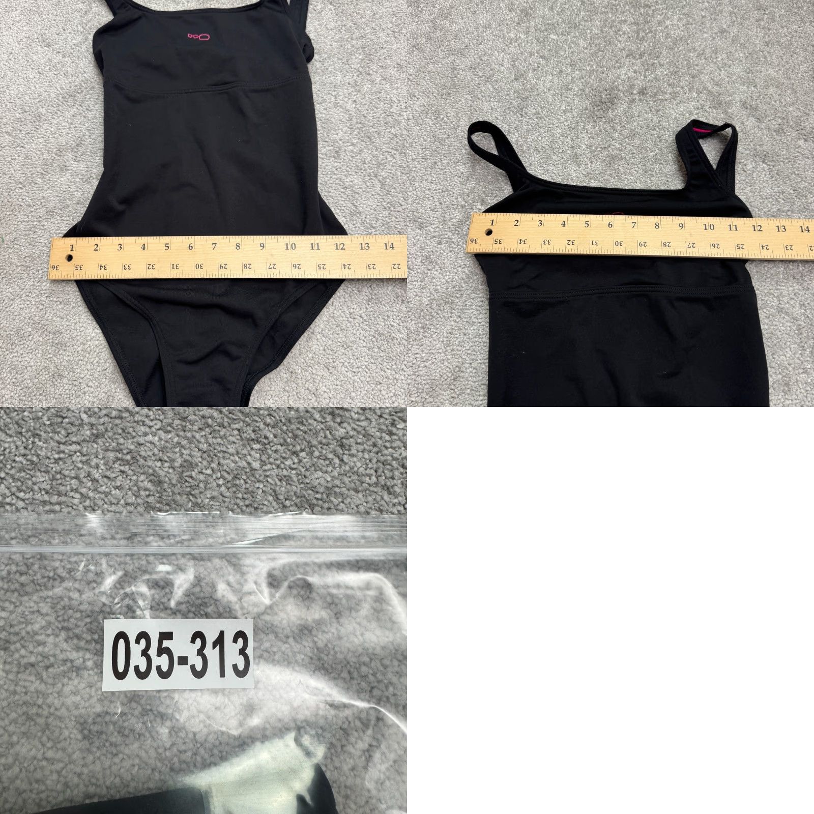 Vintage VINTAGE Nabaiji Womens One Piece Swimsuit XS Black Backless Sport Swimwear Beach Active Training Size ONE SIZE - 8 Thumbnail