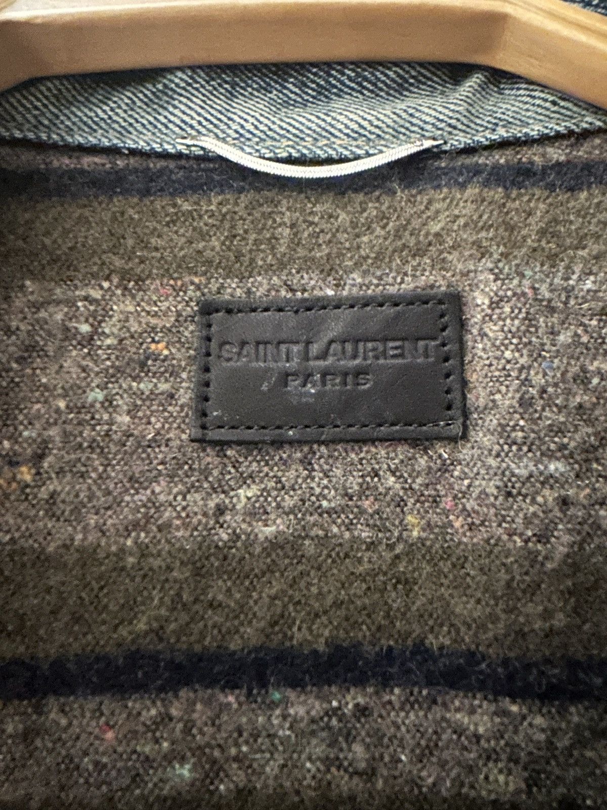 Saint Laurent Paris SLP SS21 Made in Japan Denim Jacket Size US M / EU 48-50 / 2 - 4 Thumbnail