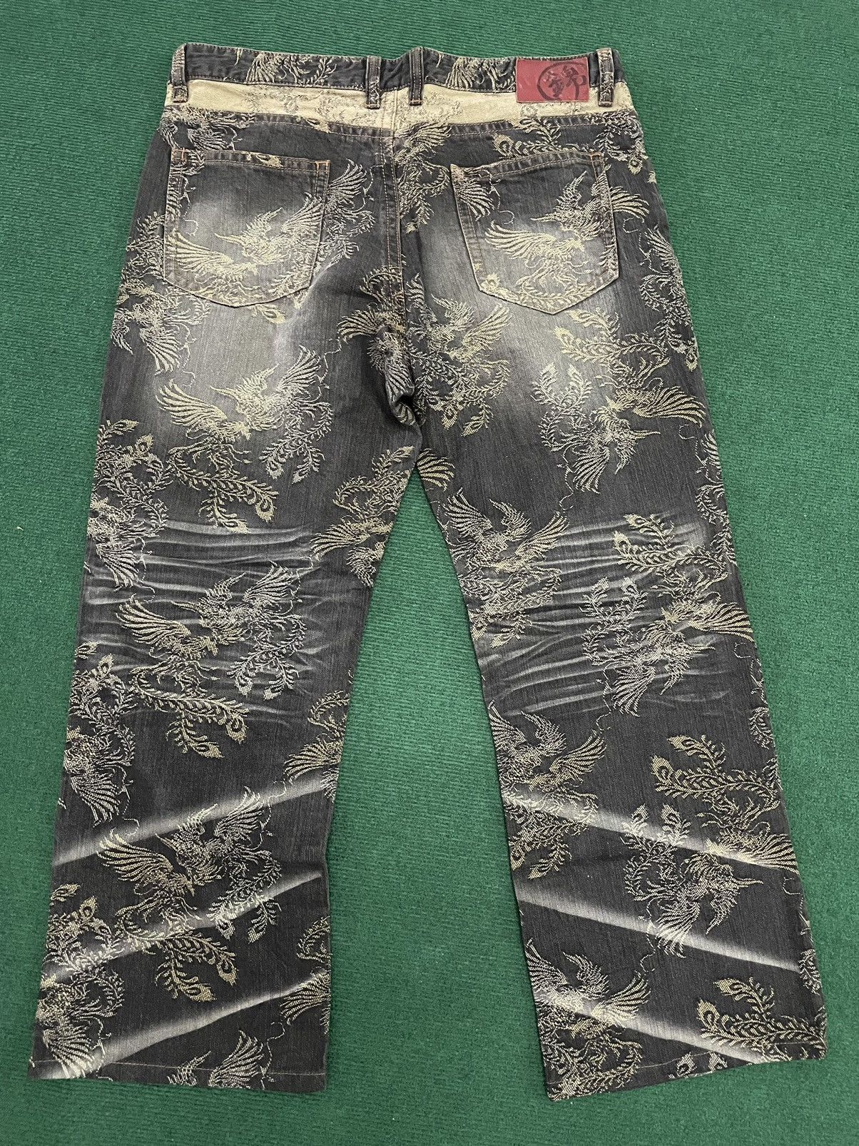 Japanese Brand Very Rare Sukajan Full Print Jeans Size US 40 / EU 56 - 5 Thumbnail