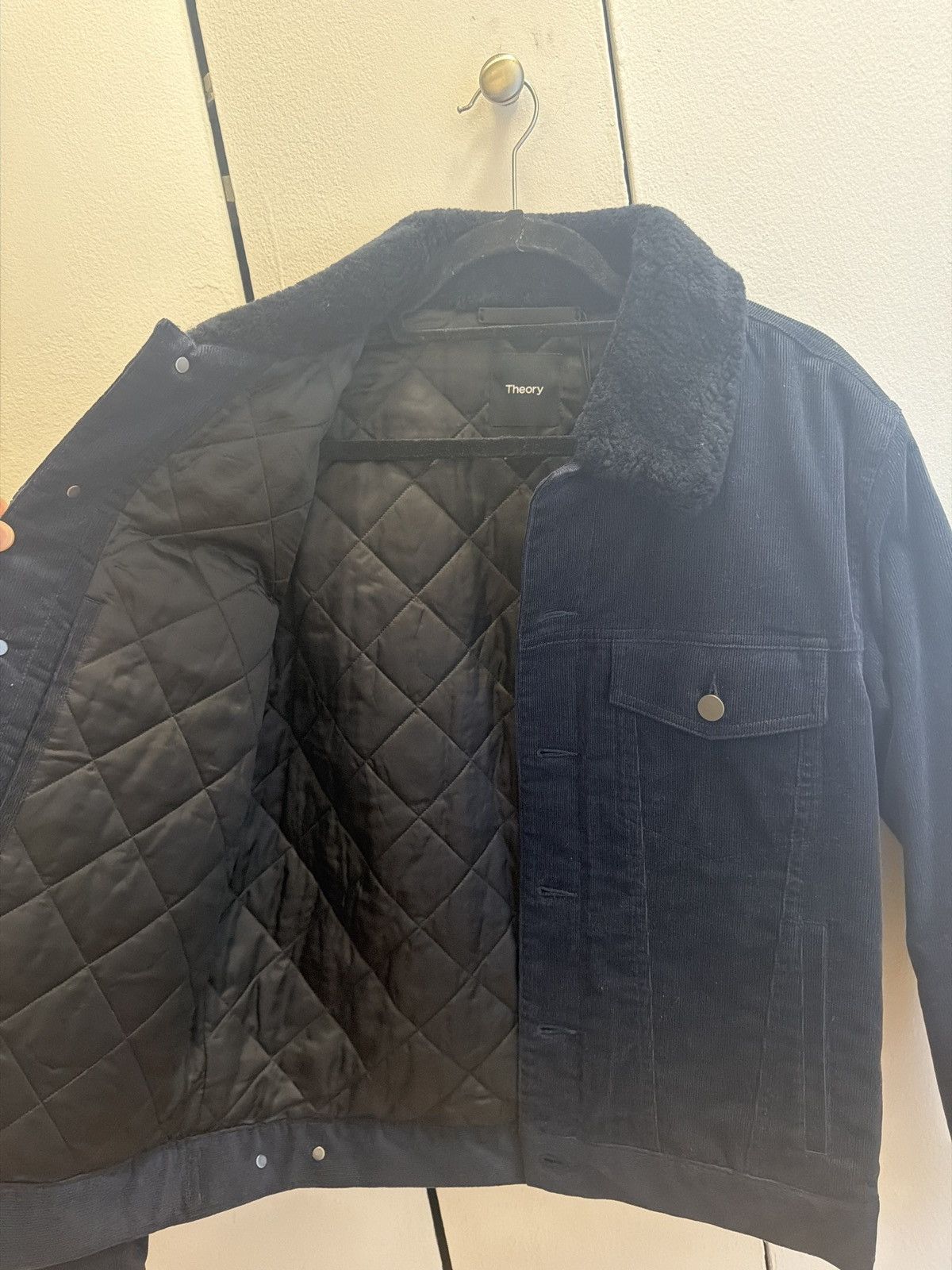 Theory Theory Neil Trucker Jacket in Stretch Cord Size US M / EU 48-50 / 2 - 2 Thumbnail