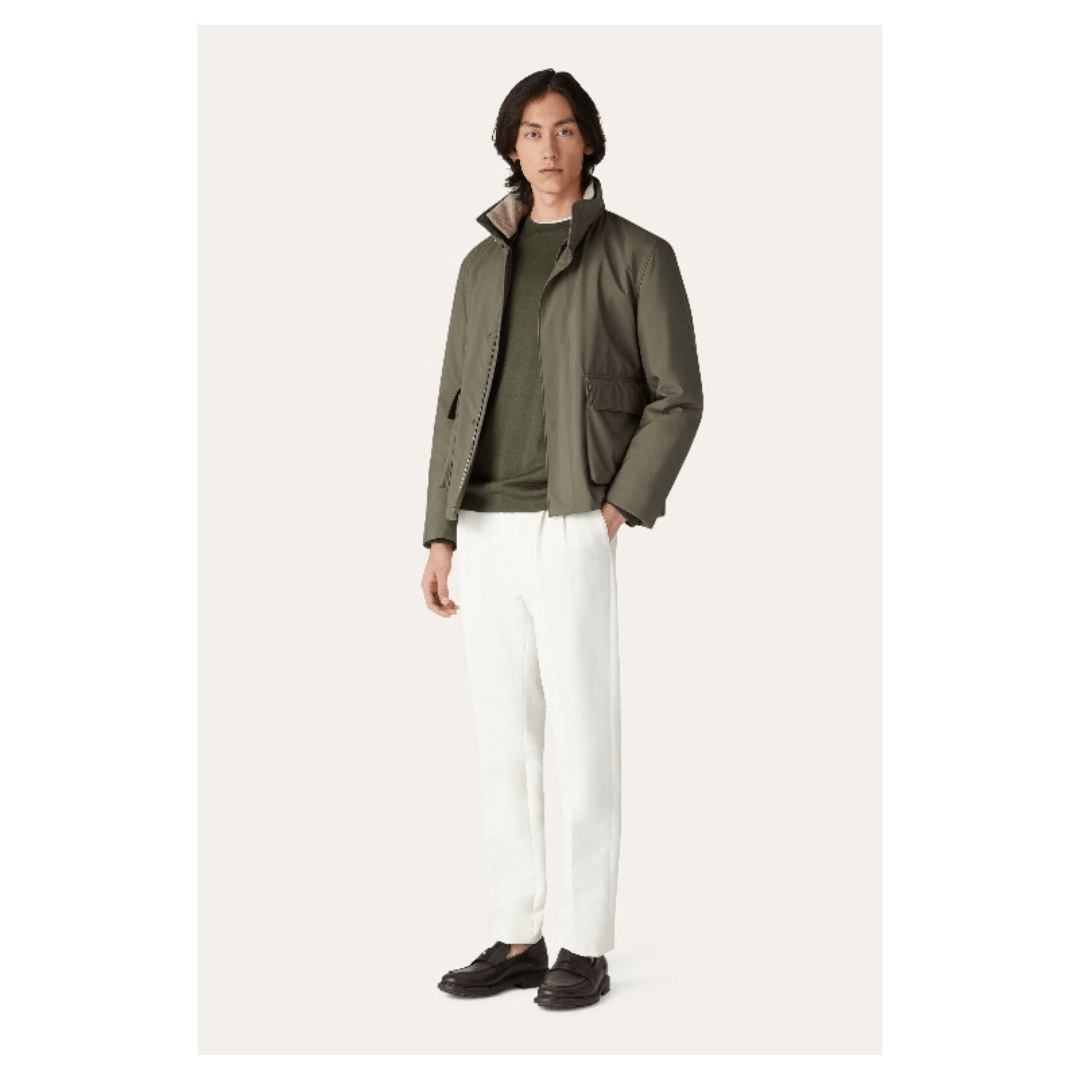 Loro Piana o1srvl11e1224 Girocollo Colin Wool Silk Sweatshirt Size US L / EU 52-54 / 3 - 4 Thumbnail