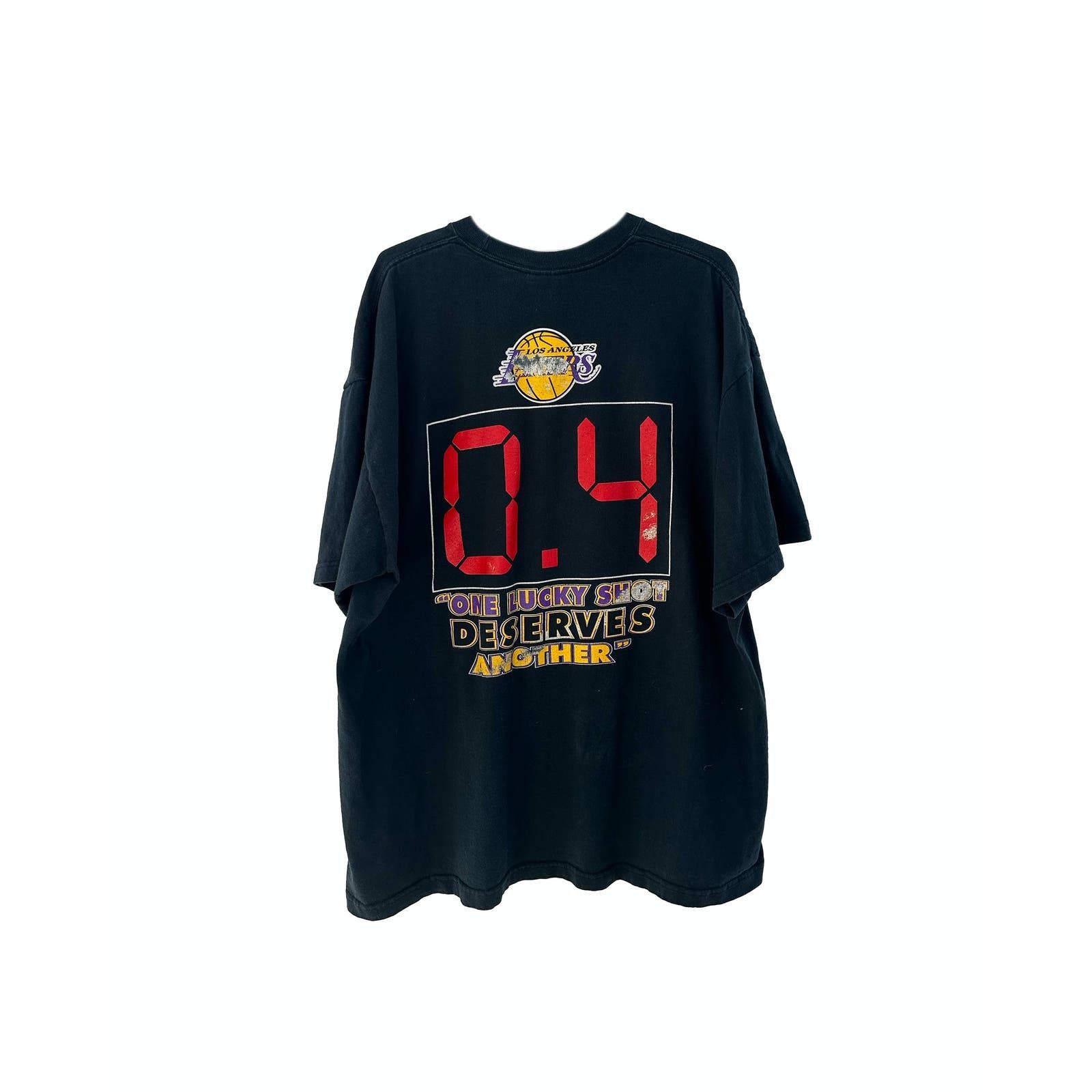 Vintage Vintage Lakers .4 Shirt 2004 Playoffs Shirt Shaq Kobe Ring Size US XL / EU 56 / 4 - 1 Thumbnail