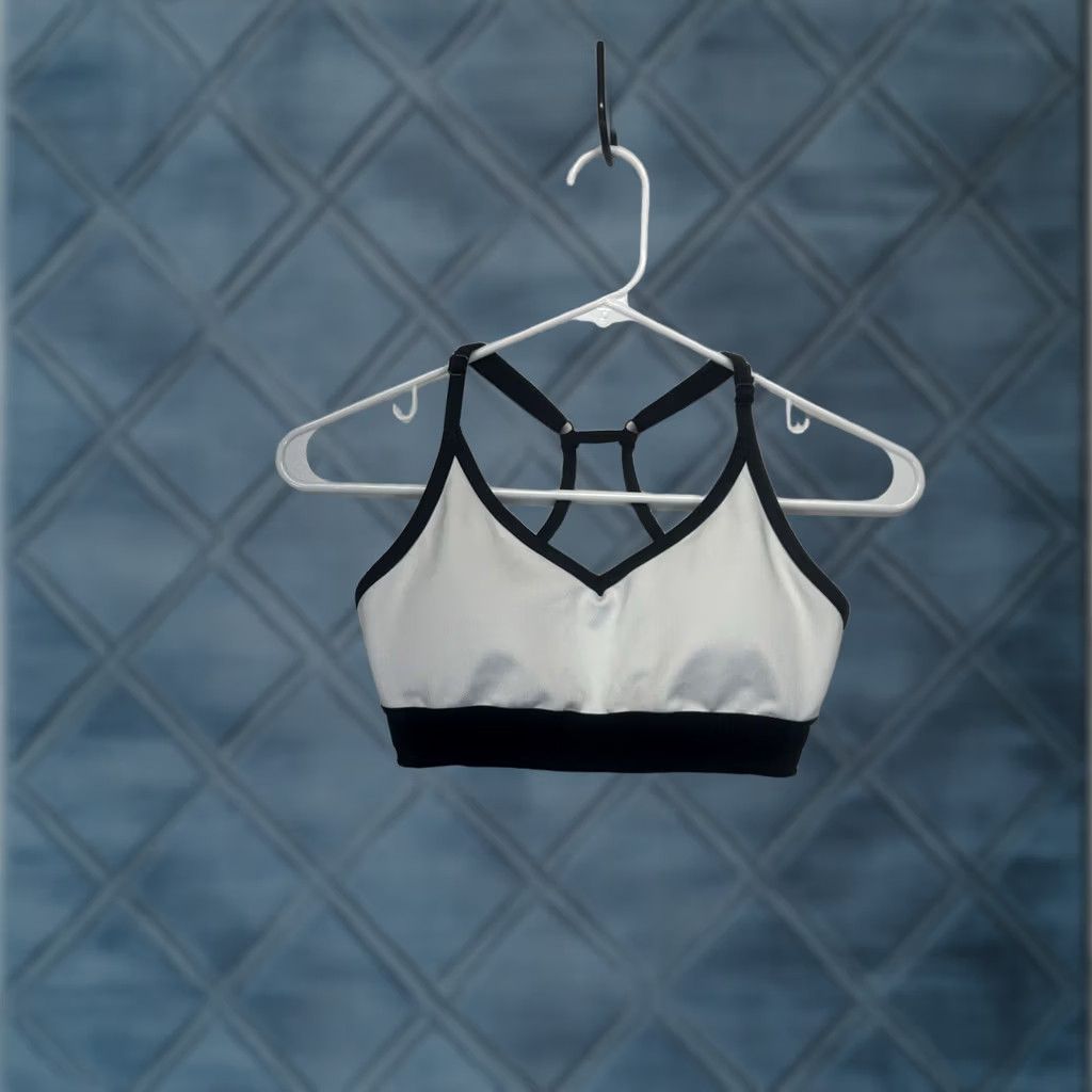 Pinko PINK Ultimate Sports Bra Womens Small Padded Victoria Secret White Athletic Shirt Size ONE SIZE - 1 Thumbnail