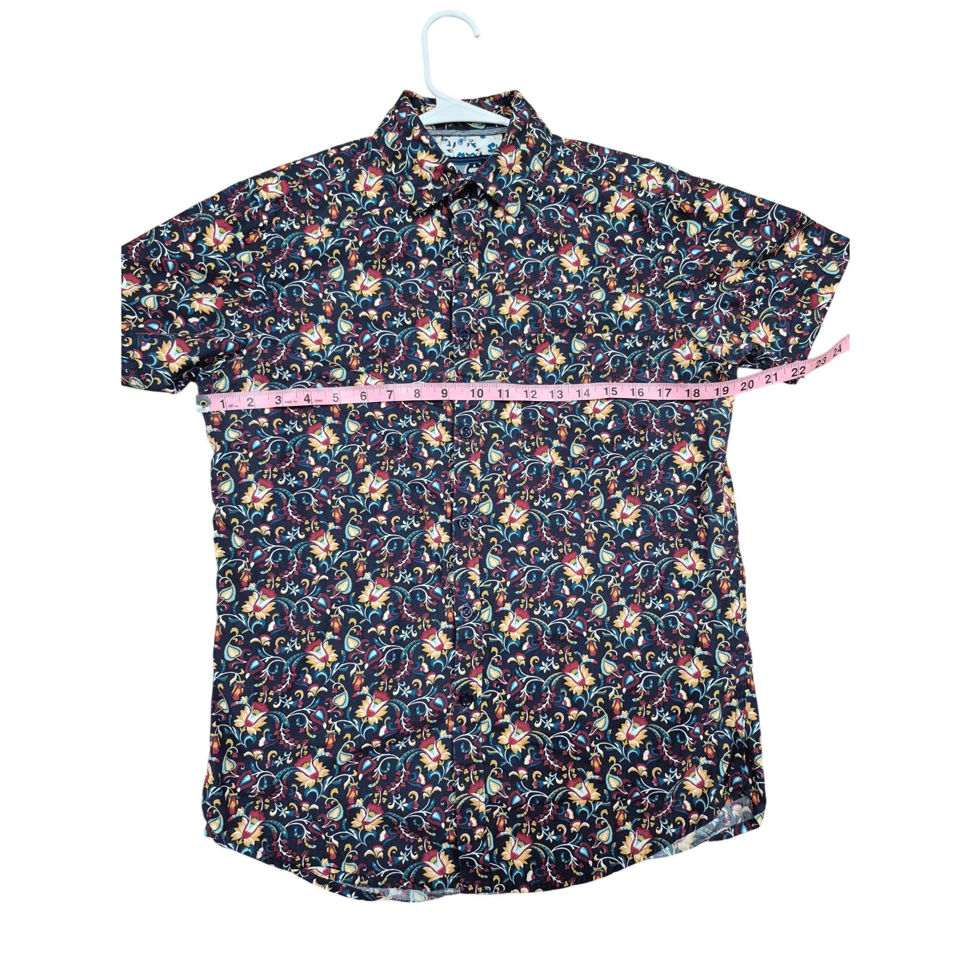 Other Monument Mens Floral Short Sleeve Button-Up Pocket Shirt S 1 Size US S / EU 44-46 / 1 - 6 Thumbnail