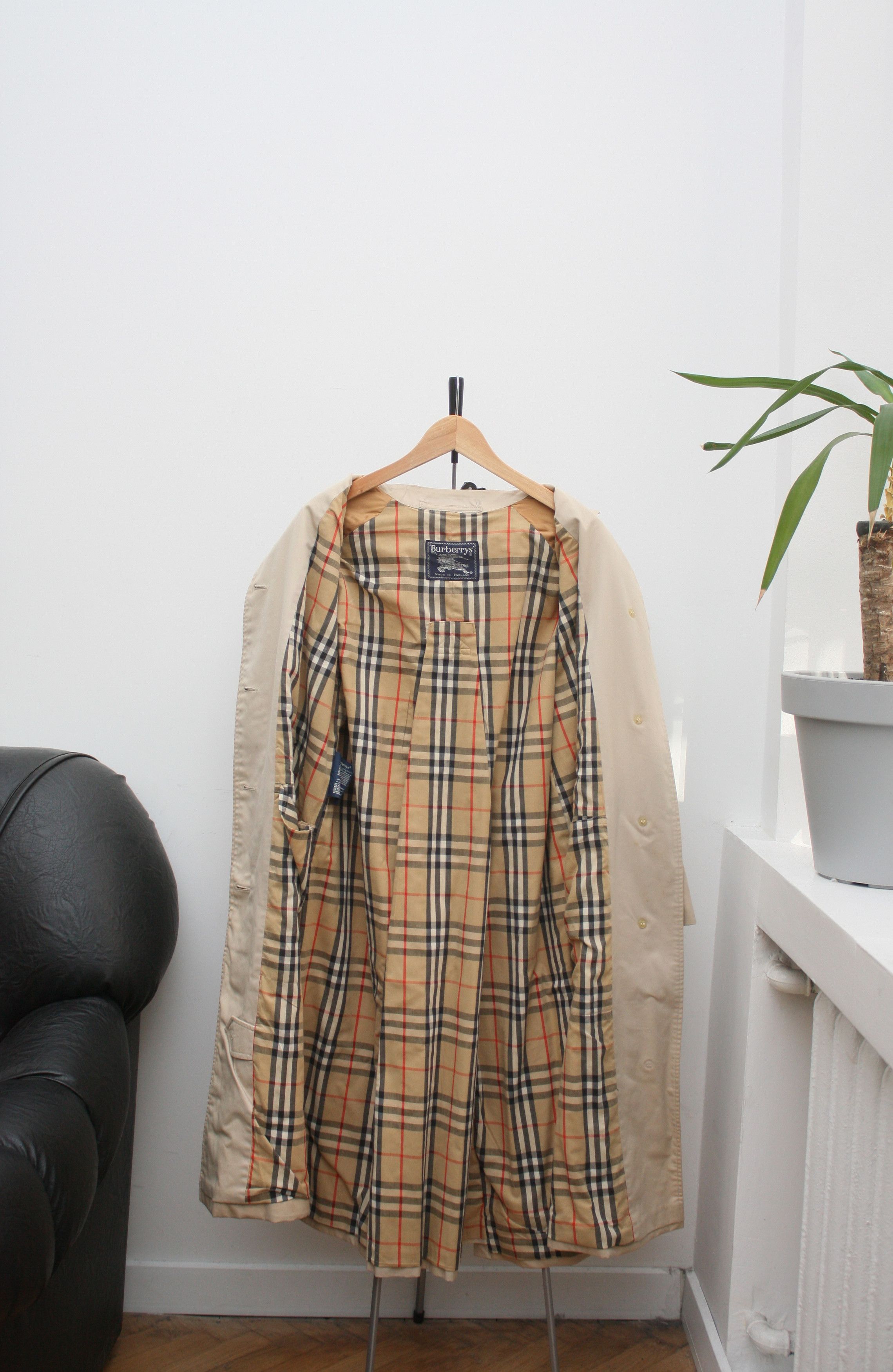 Burberry Burberry's Nova Check Beige Trench Coat Size M / US 6-8 / IT 42-44 - 4 Thumbnail
