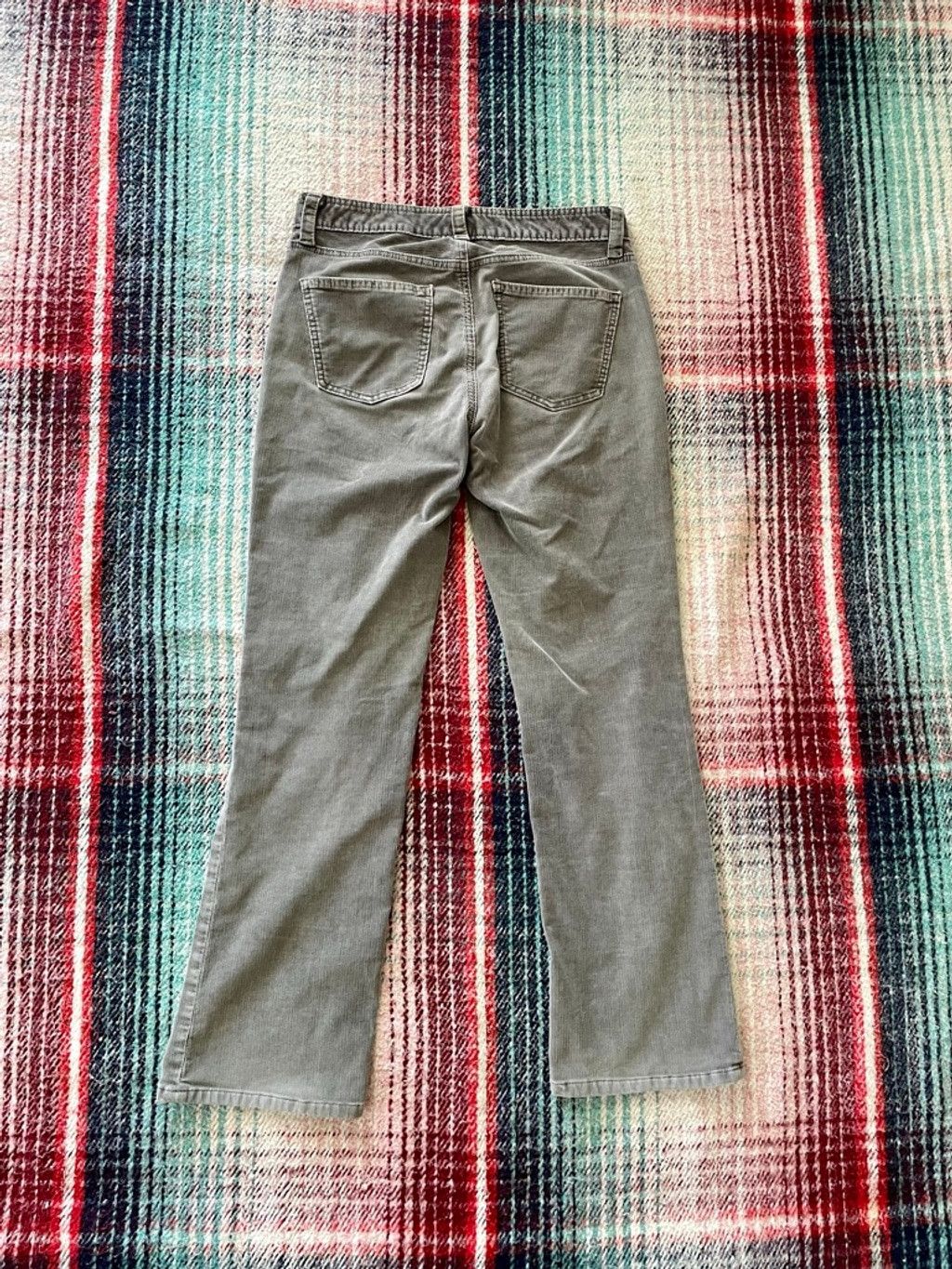 Gap 90s Gap Faded Gray Bootcut Corduroy Pants 31x29.5 Size 31" - 3 Thumbnail