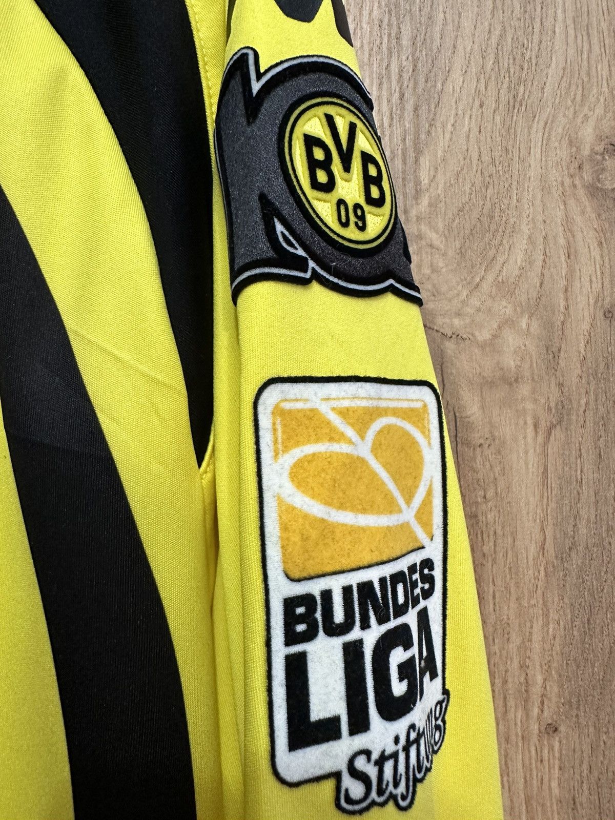 Vintage #18 LUCAS Borrusia Dortmund 2009/10 Kappa Home Shirt Jersey Size US XL / EU 56 / 4 - 6 Thumbnail