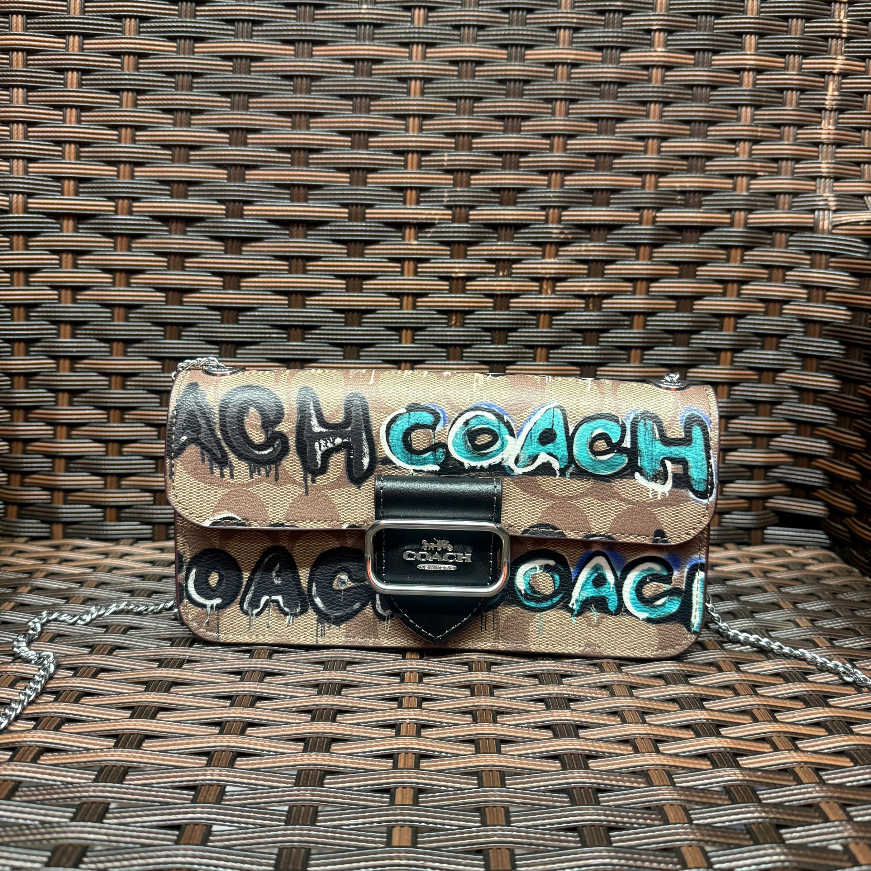 Coach X Mint + Serf Morgan Crossbody In Signature Canvas
