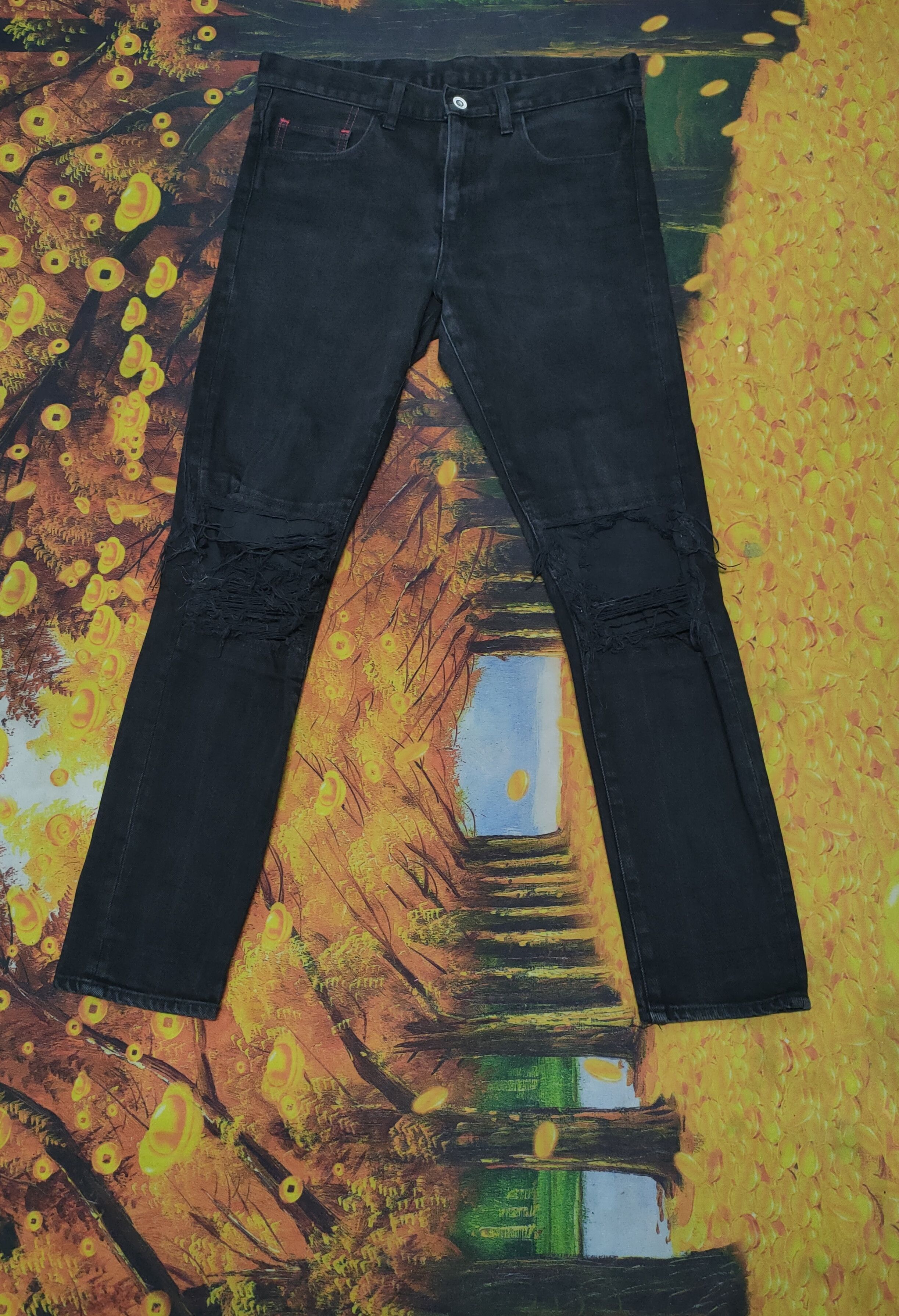 Japanese Brand authentic VICTIM & CO Skinny jeans Size US 31 - 1 Thumbnail