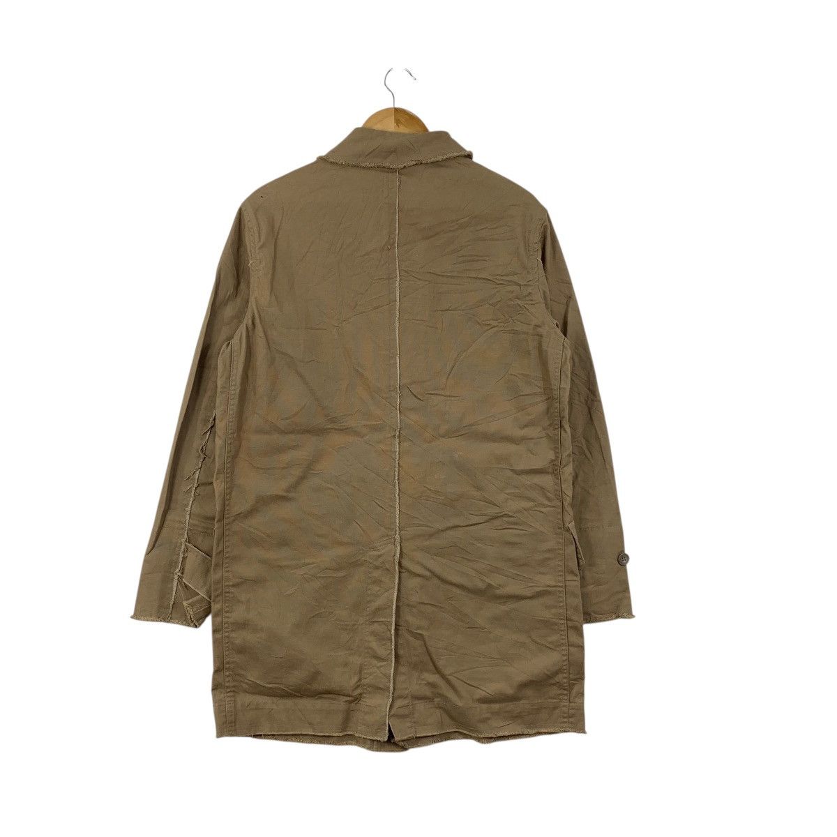 ABLE Vintage ALBE JAPAN DESIGNER Natural Dye Trench Coat Parka Size M / US 6-8 / IT 42-44 - 7 Thumbnail