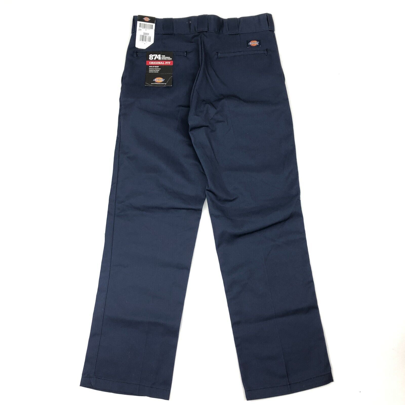 Dickies New Dickies 874 Original Fit Navy Blue Pants Size 33x31 Size US 33 - 7 Thumbnail