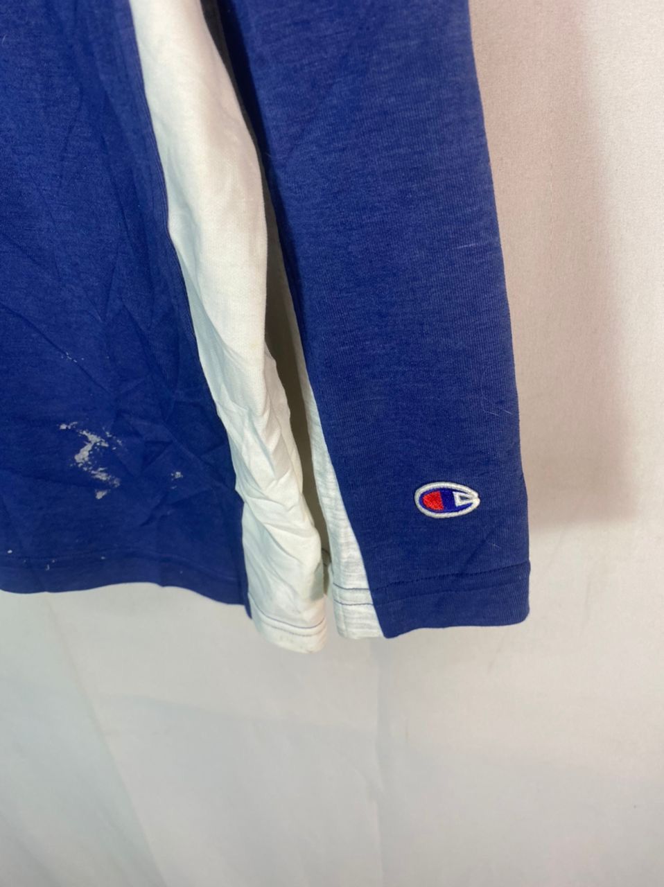 Champion Champion half zipper distressed shirt Size US L / EU 52-54 / 3 - 3 Thumbnail