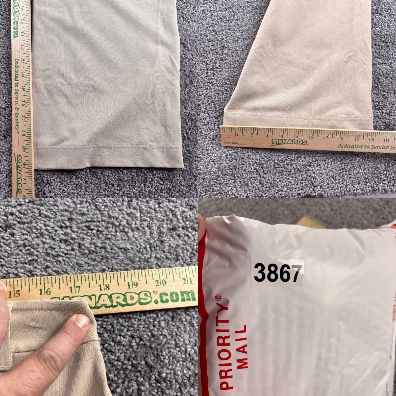 Vintage Public Rec Pants Mens 34x30 Chino Casual Straight Nylon Spandex Ivory Beige Performance Pocketed 30 Inseam Mens Regular, 34 Waist Size US 34 / EU 50 - 8 Thumbnail
