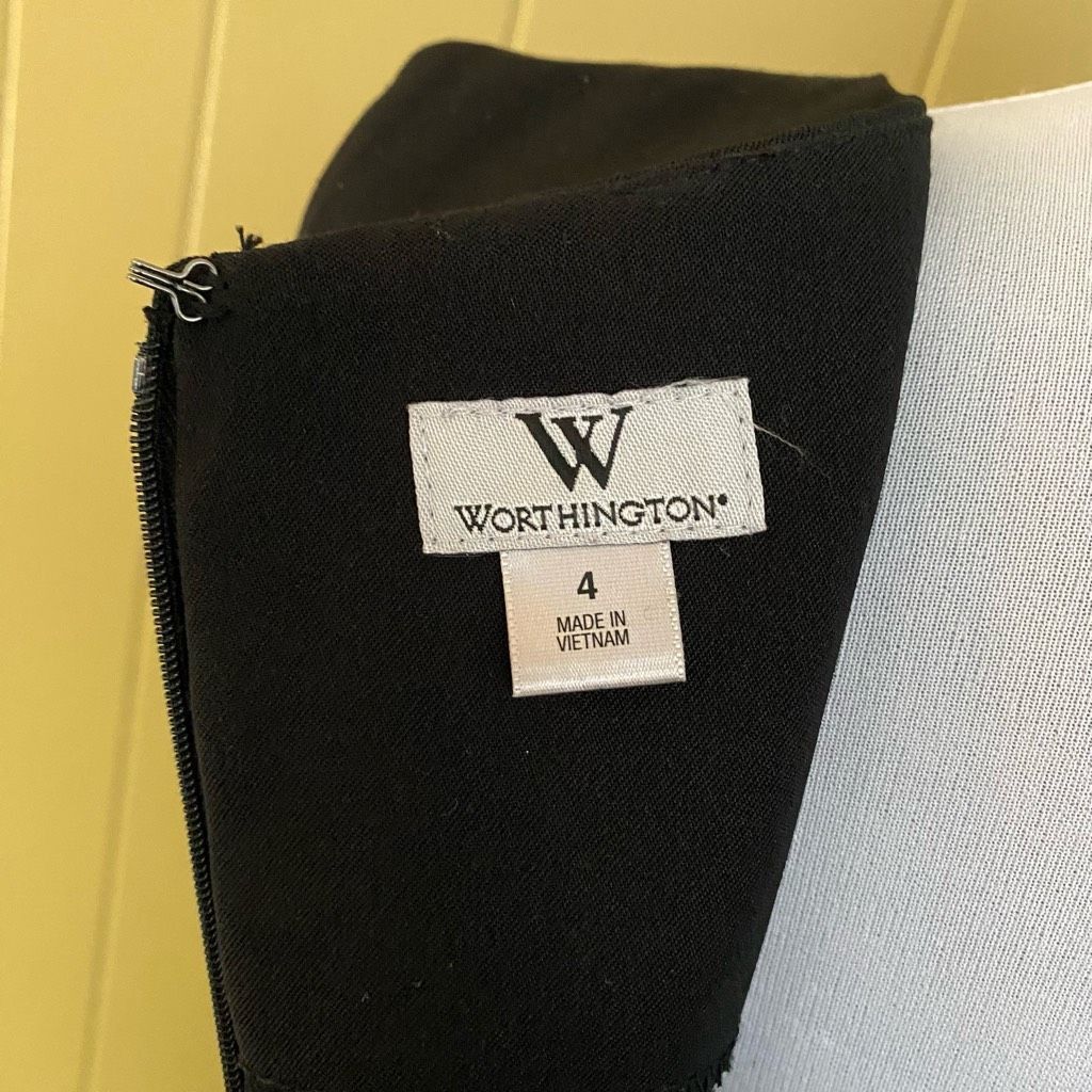 Worthington Worthington women 4 little black bodycon scoopneck sleeveles Size S / US 4 / IT 40 - 5 Thumbnail