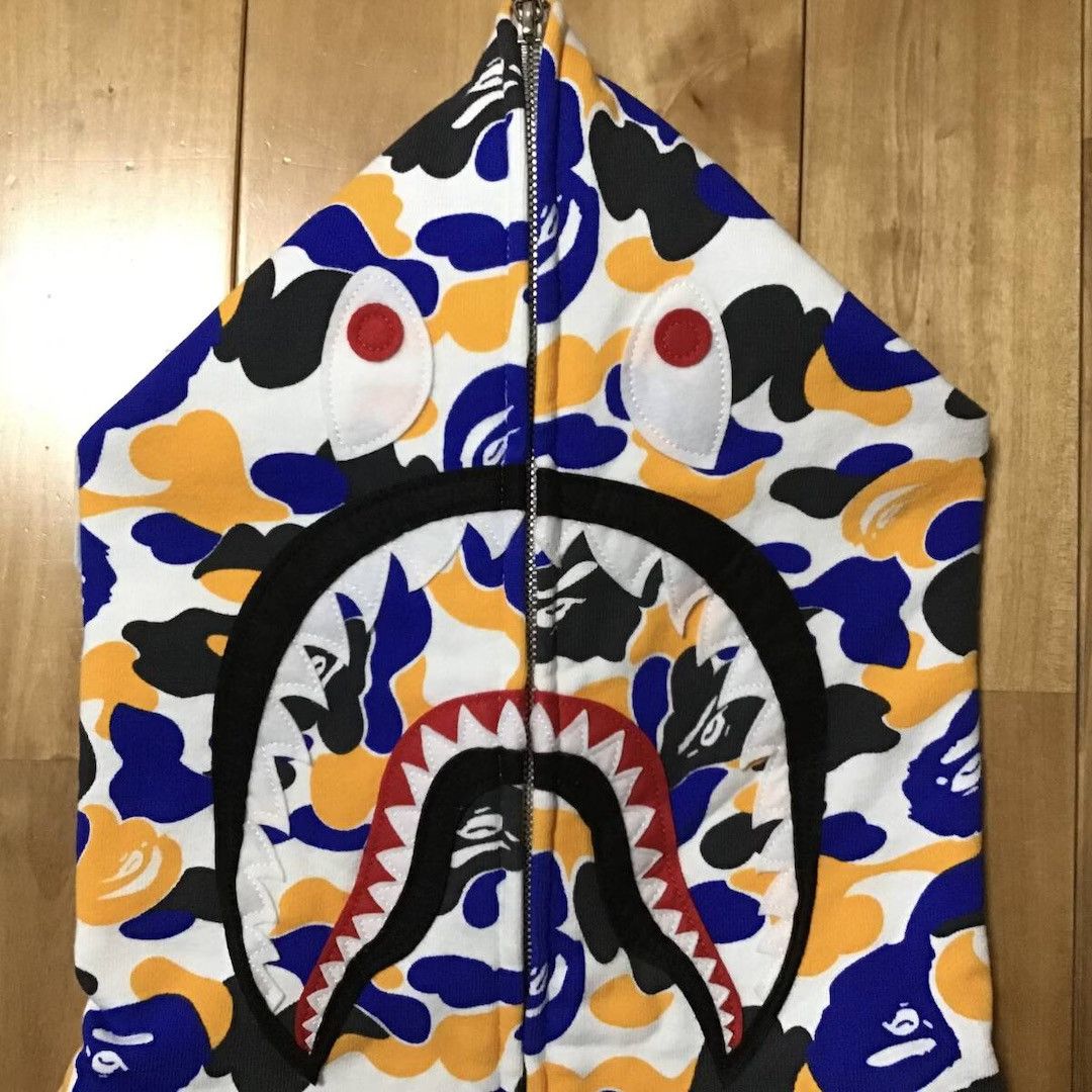 Bape 2008 🔥Maebashi Store Camo🔥 BAPE shark full zip hoodie NIGO Size US L / EU 52-54 / 3 - 4 Thumbnail