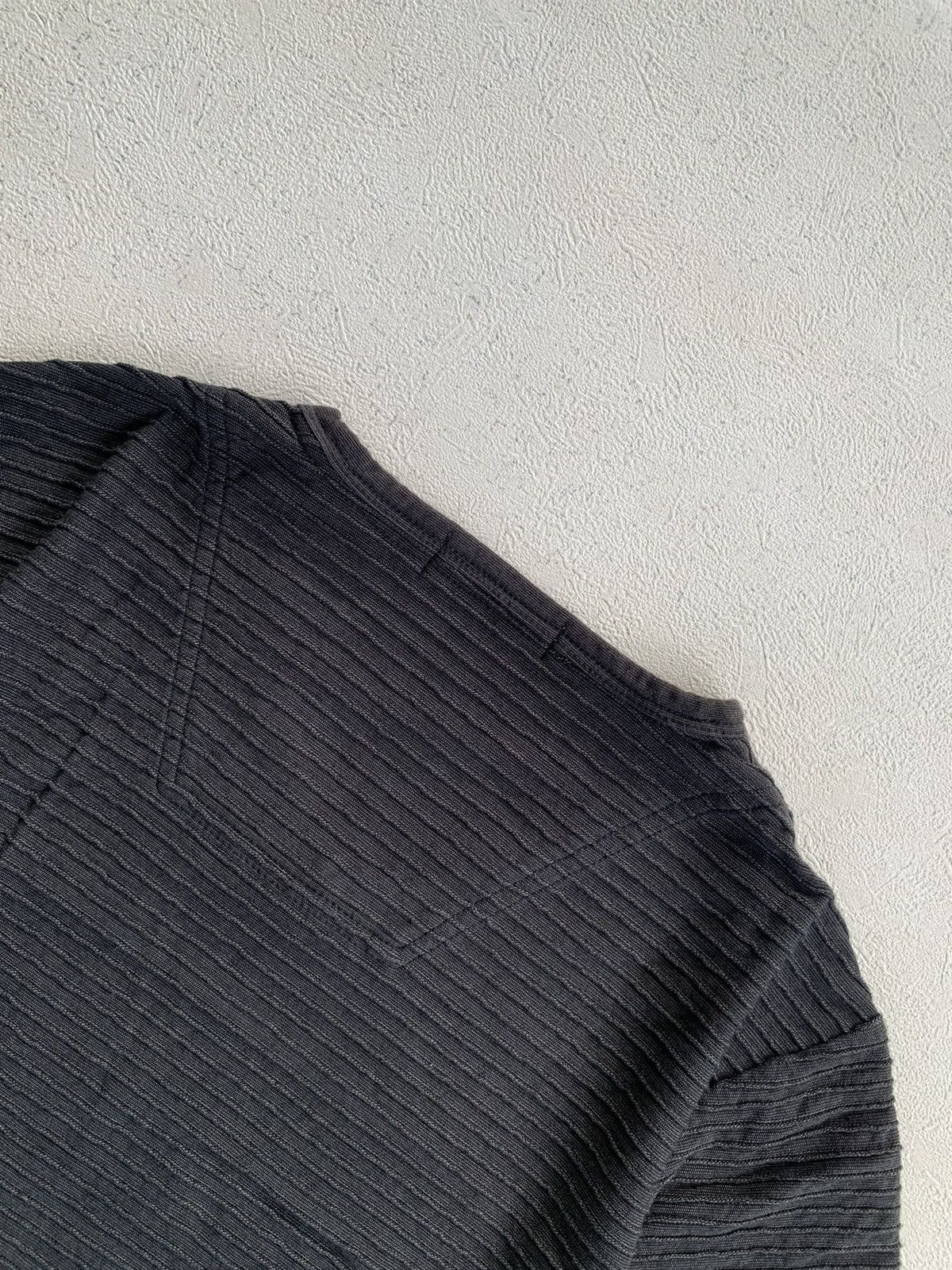 Issey Miyake Pleate Please Issey Style Japanese Textured Tee Size US M / EU 48-50 / 2 - 9 Thumbnail
