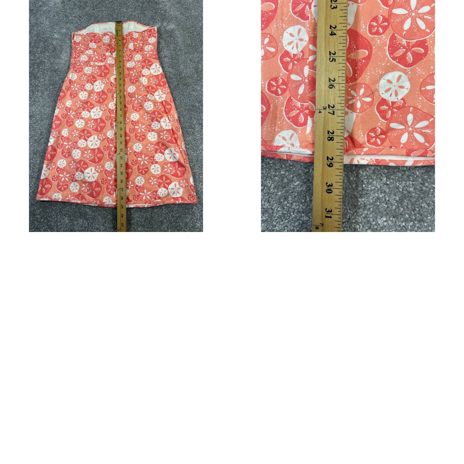 Vineyard Vines Vineyard Vines Dress Womens 4 Orange White Cotton Bodycon Size S / US 4 / IT 40 - 8 Thumbnail