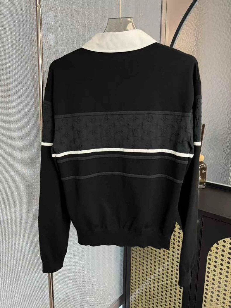 Louis Vuitton Louis Vuitton SS25 New Jacquard Long-Sleeve Polo Shirt Col Size US XS / EU 42 / 0 - 2 Thumbnail