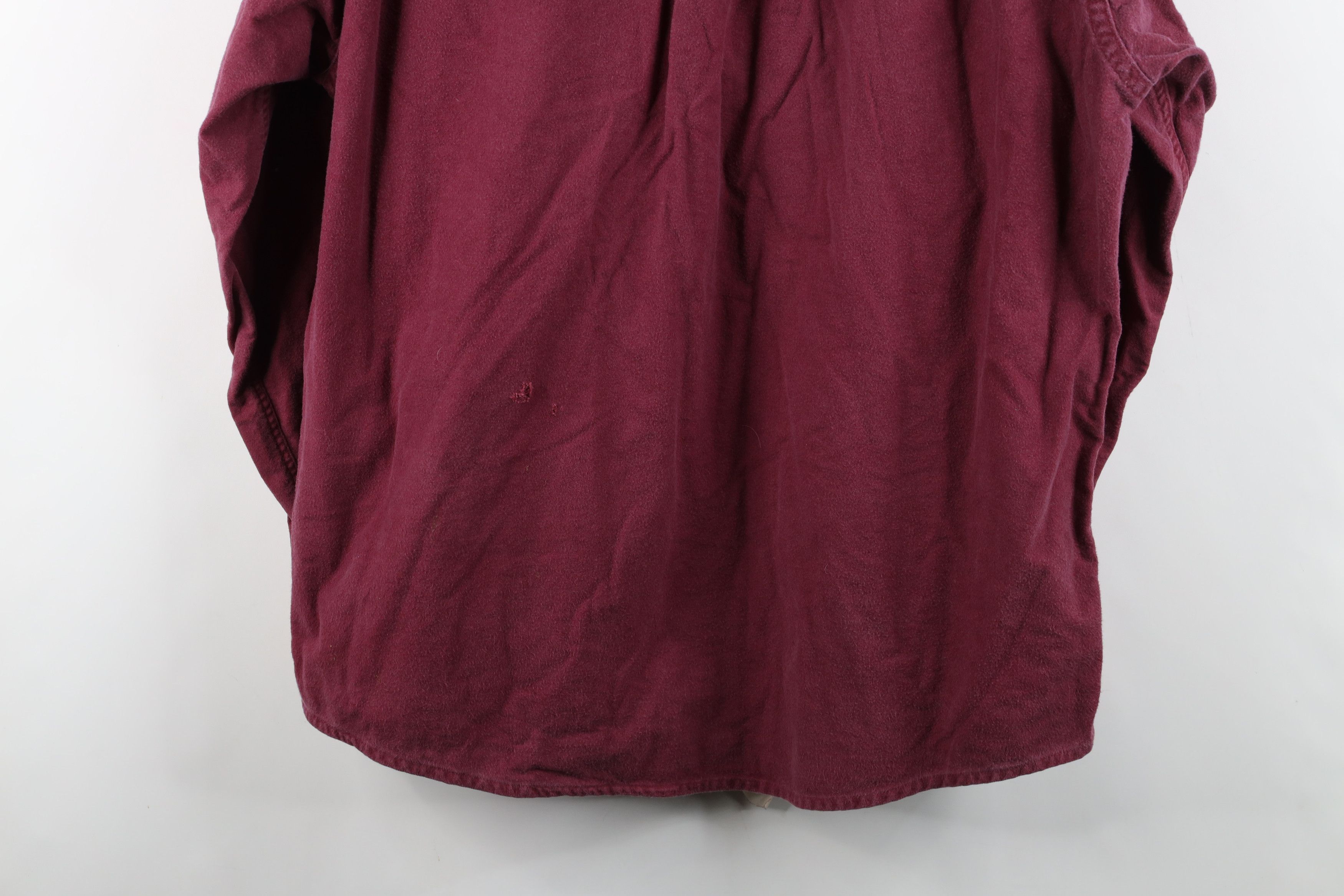 Timberland Vintage 90s Timberland Chamois Cloth Button Shirt Red Size US M / EU 48-50 / 2 - 15 Thumbnail