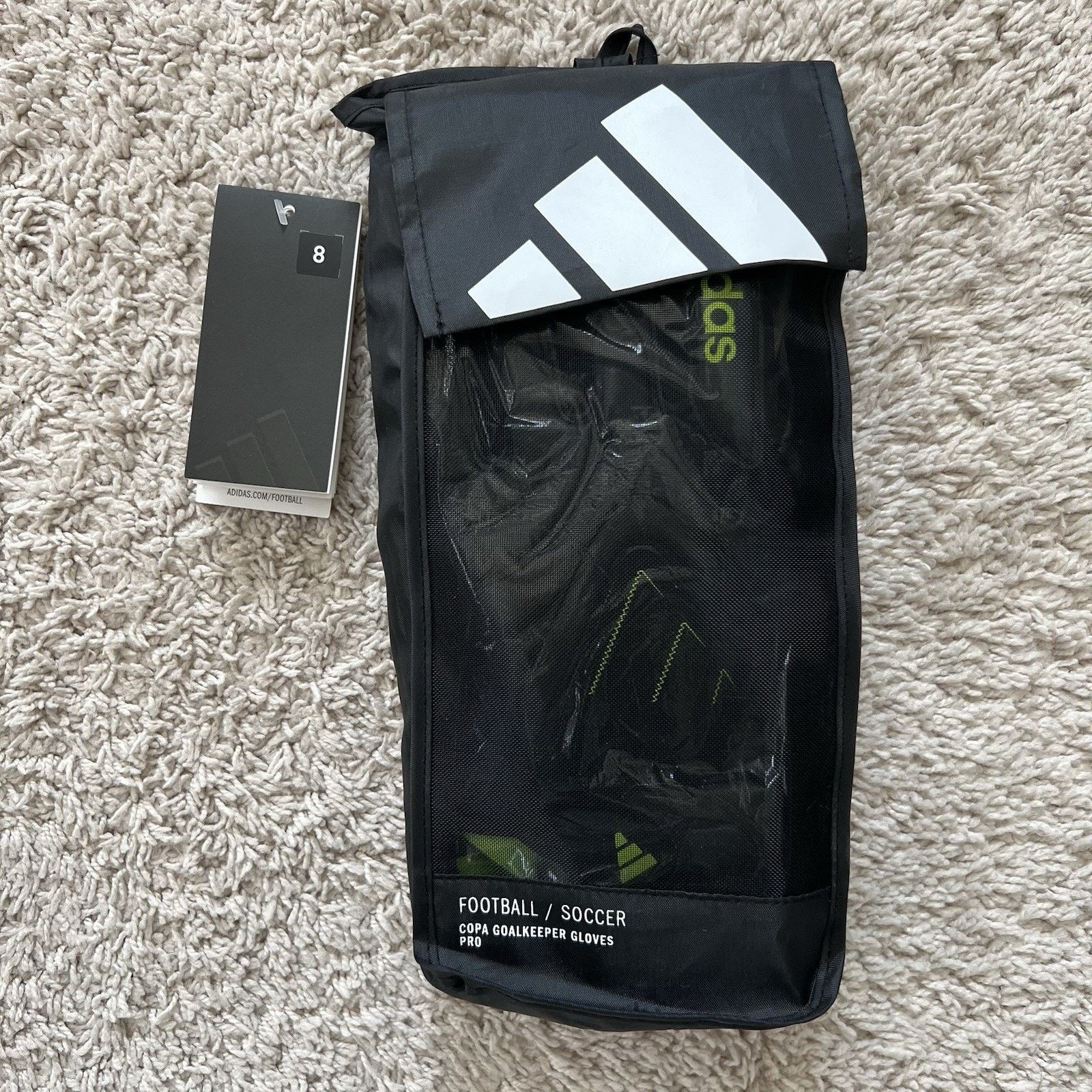 Adidas adidas Copa Pro Goalkeeper Gloves URG 2.0 Size 8 Black Size ONE SIZE - 6 Thumbnail