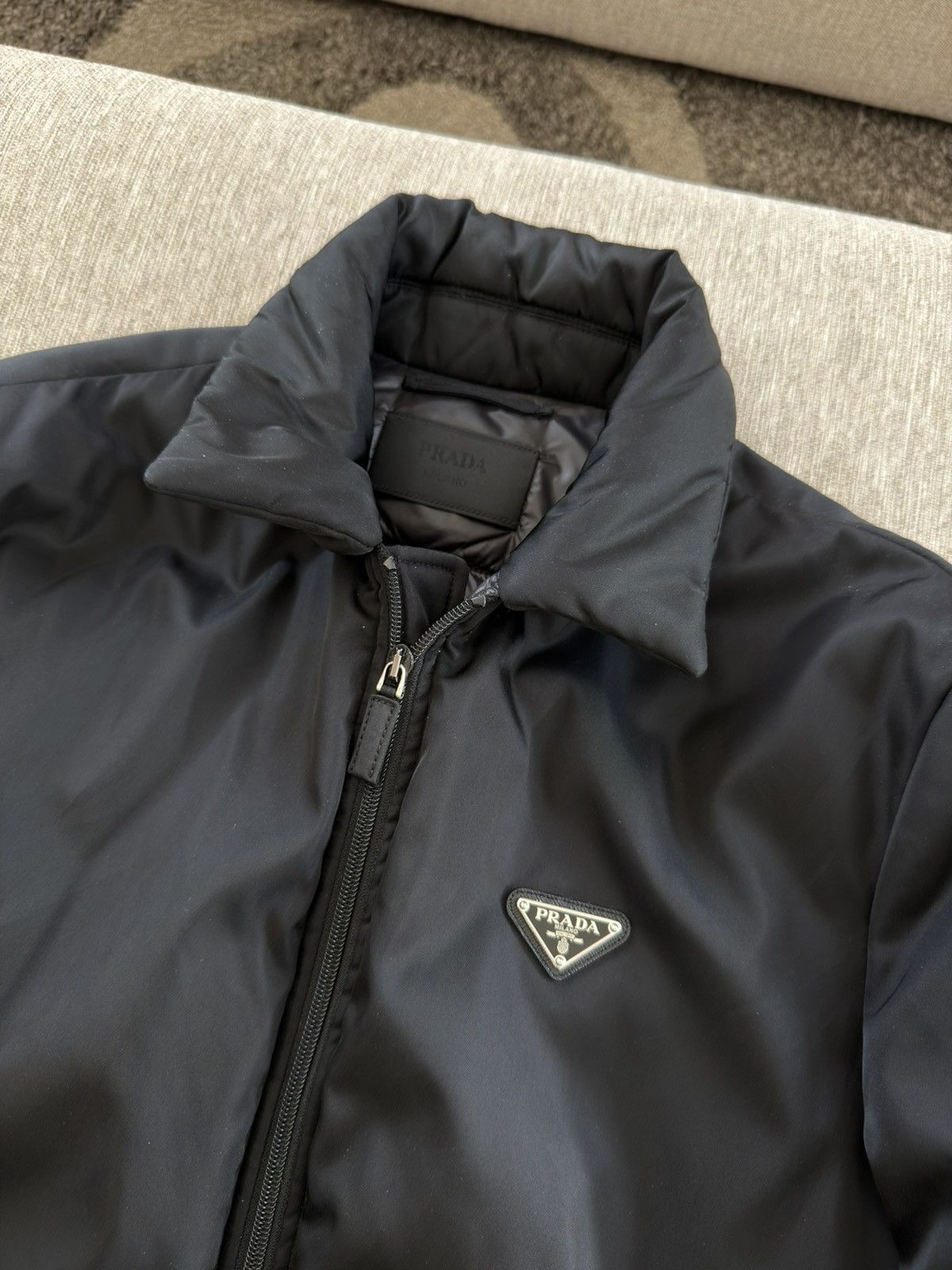 Prada Prada Cropped Re Nylon Down Jacket 2023 Small Black $3300 Size US S / EU 44-46 / 1 - 3 Thumbnail