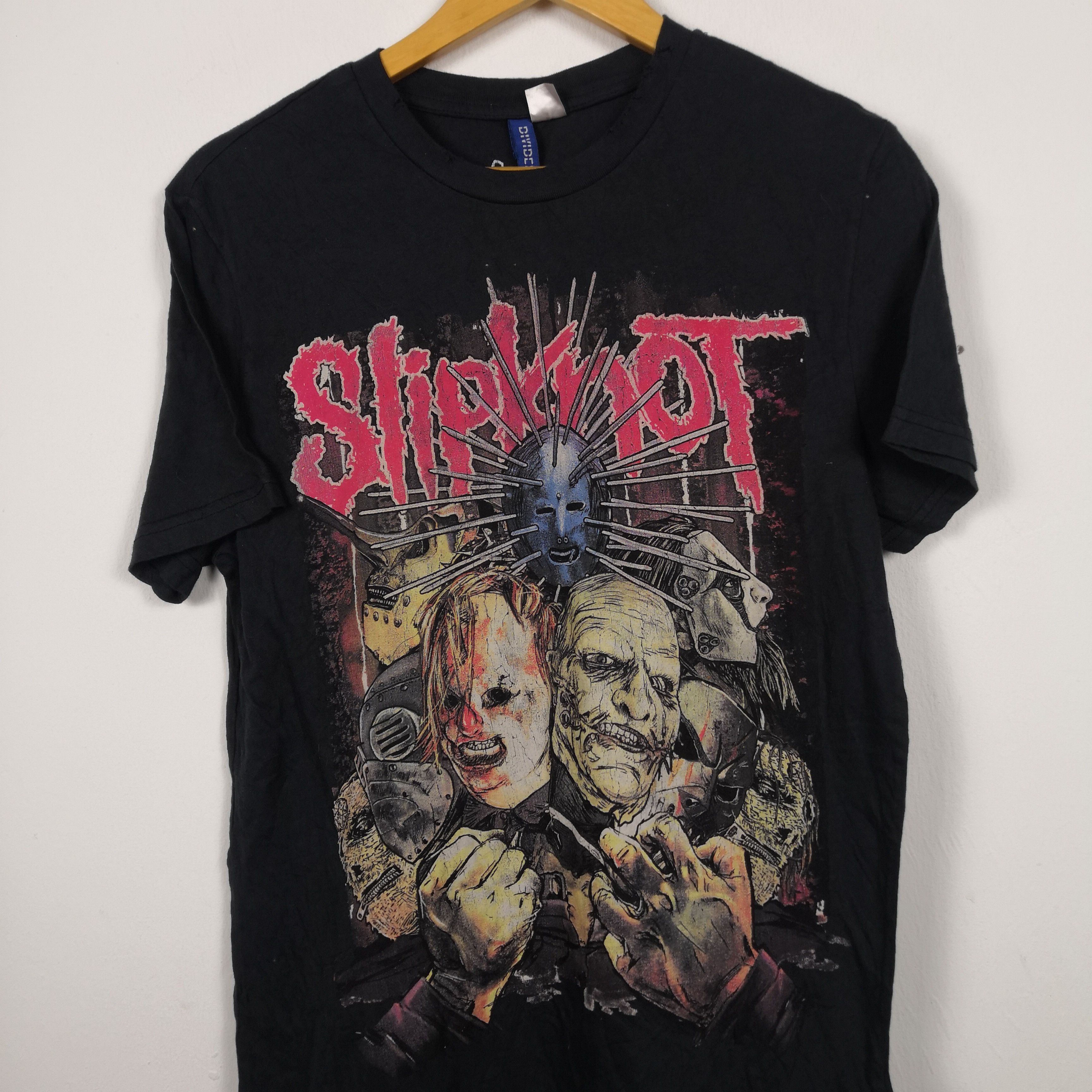 Band Tees Vintage Y2K Slipknot T-Shirt Concert Rock Band By H&M Tees Size US S / EU 44-46 / 1 - 10 Thumbnail