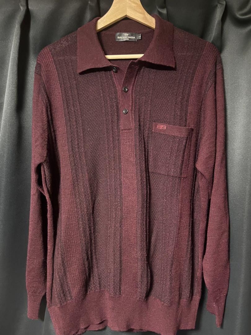 Balenciaga polo long sleeve shop