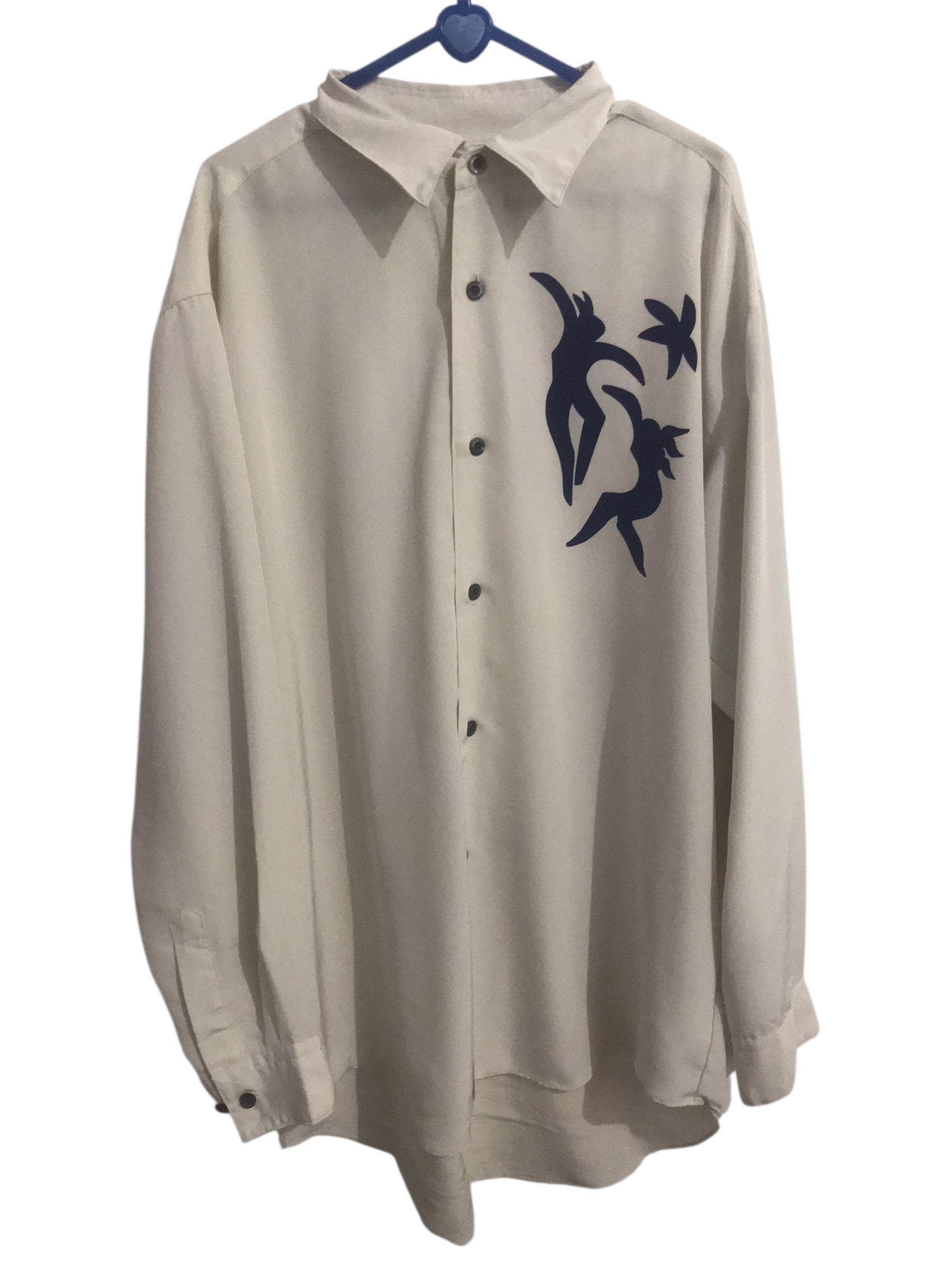 Japanese Brand Vtg hanae mori japanese designer silk shirt Size US M / EU 48-50 / 2 - 1 Thumbnail