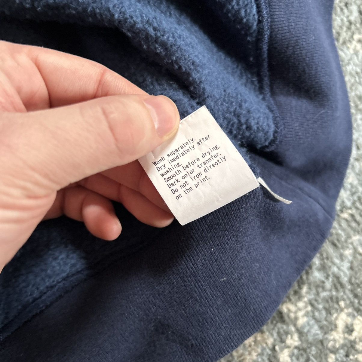 Human Made 2018 NAVY BLUE HM DRY ALLS ZiP UP HOODiE SWEATSHiRT iNDiGO Size US XXL / EU 58 / 5 - 14 Thumbnail