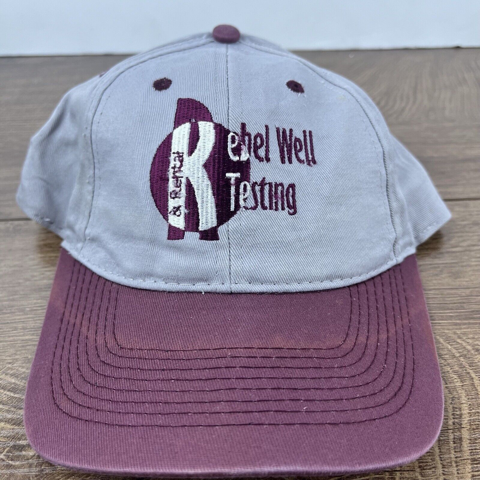 Other Rebel Well Testing Hat Snapback Hat Gray Adjustable Hat Adul Size ONE SIZE - 2 Thumbnail