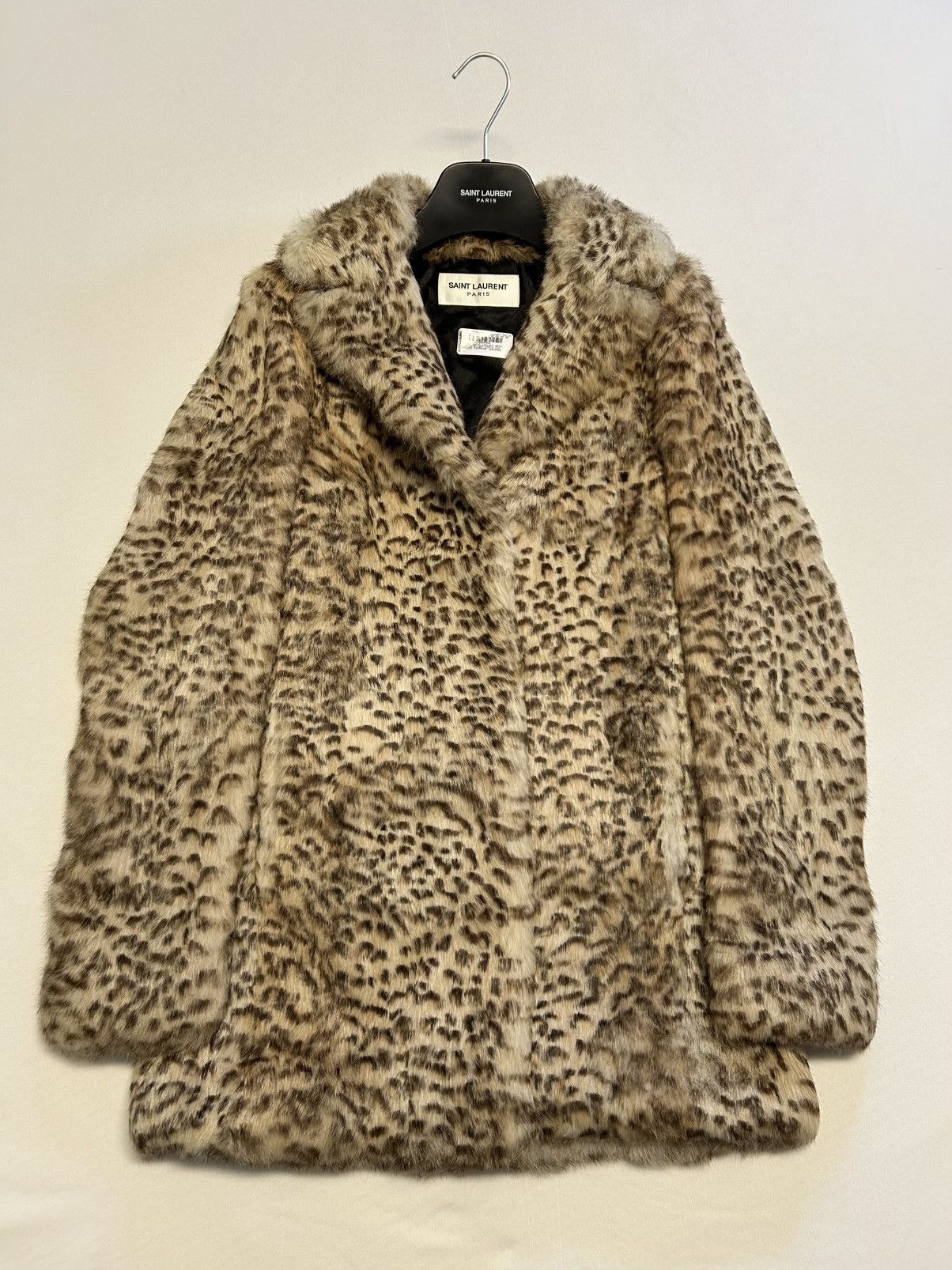 Saint Laurent Paris SS2020 1/1 sample leopard fur coat Size US M / EU 48-50 / 2 - 5 Thumbnail
