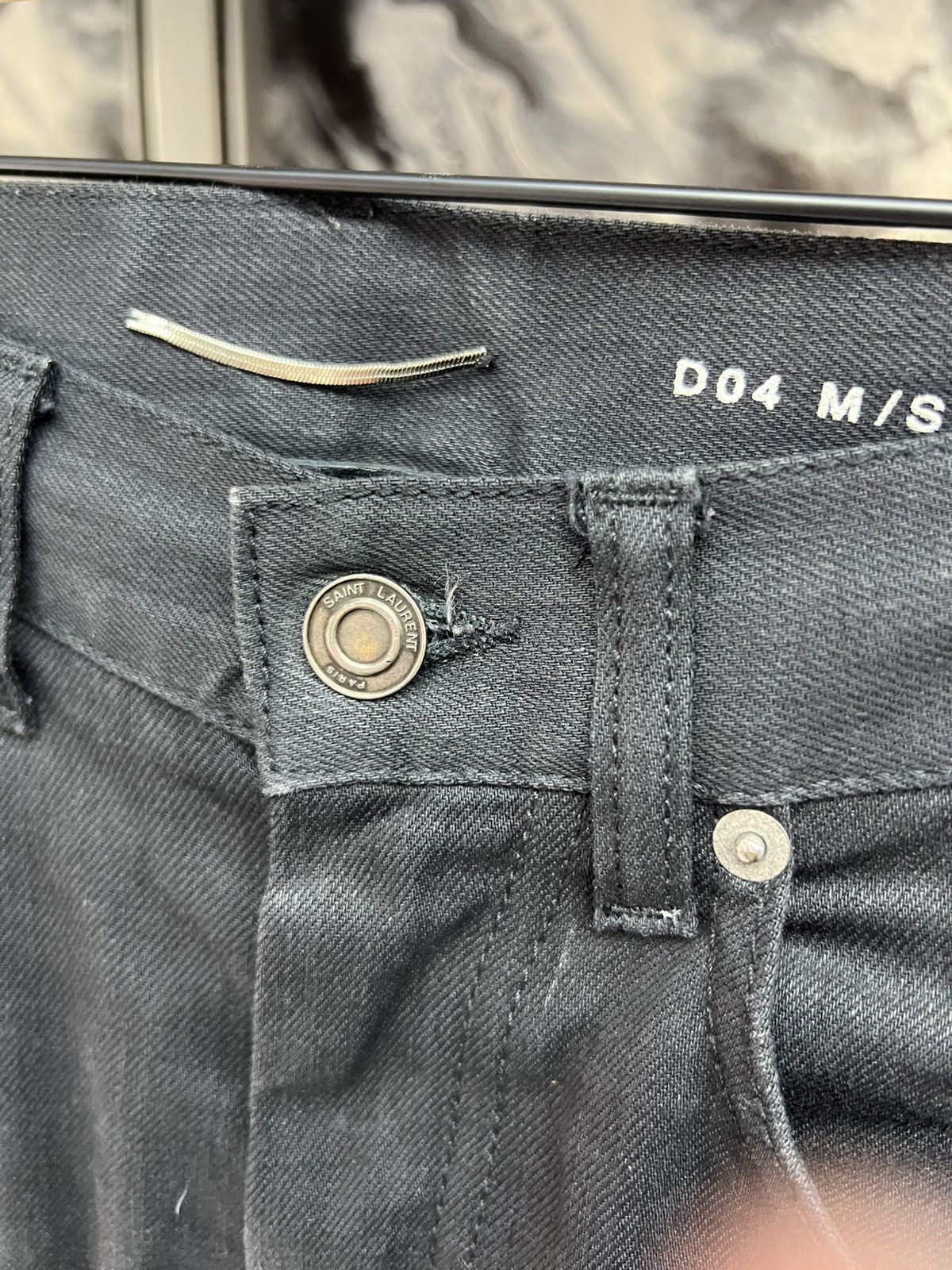 Saint Laurent Paris Saint Laurent Black Zipper Jeans Size US 28 / EU 44 - 6 Thumbnail