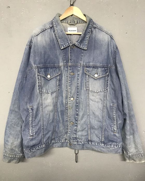 Vintage converse 2024 denim jacket