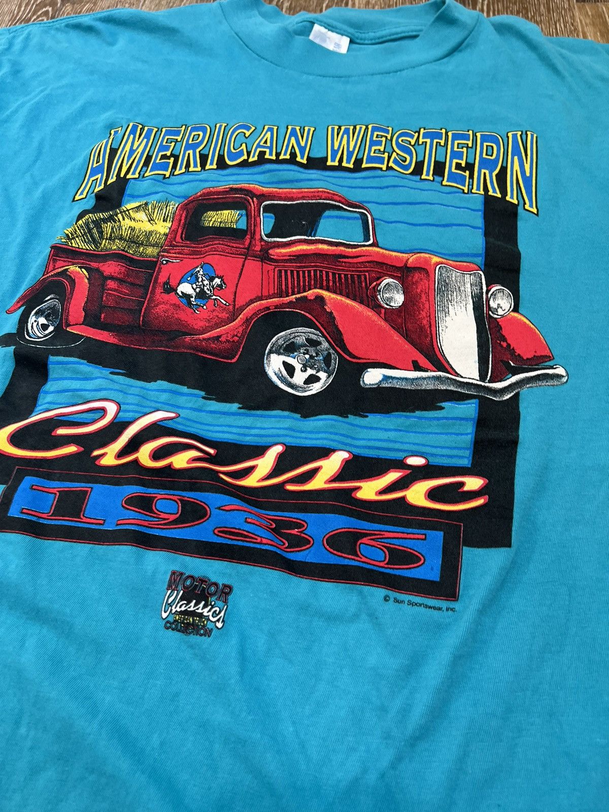 Vintage Vintage American Western Classic Car Tee Size US XL / EU 56 / 4 - 3 Thumbnail