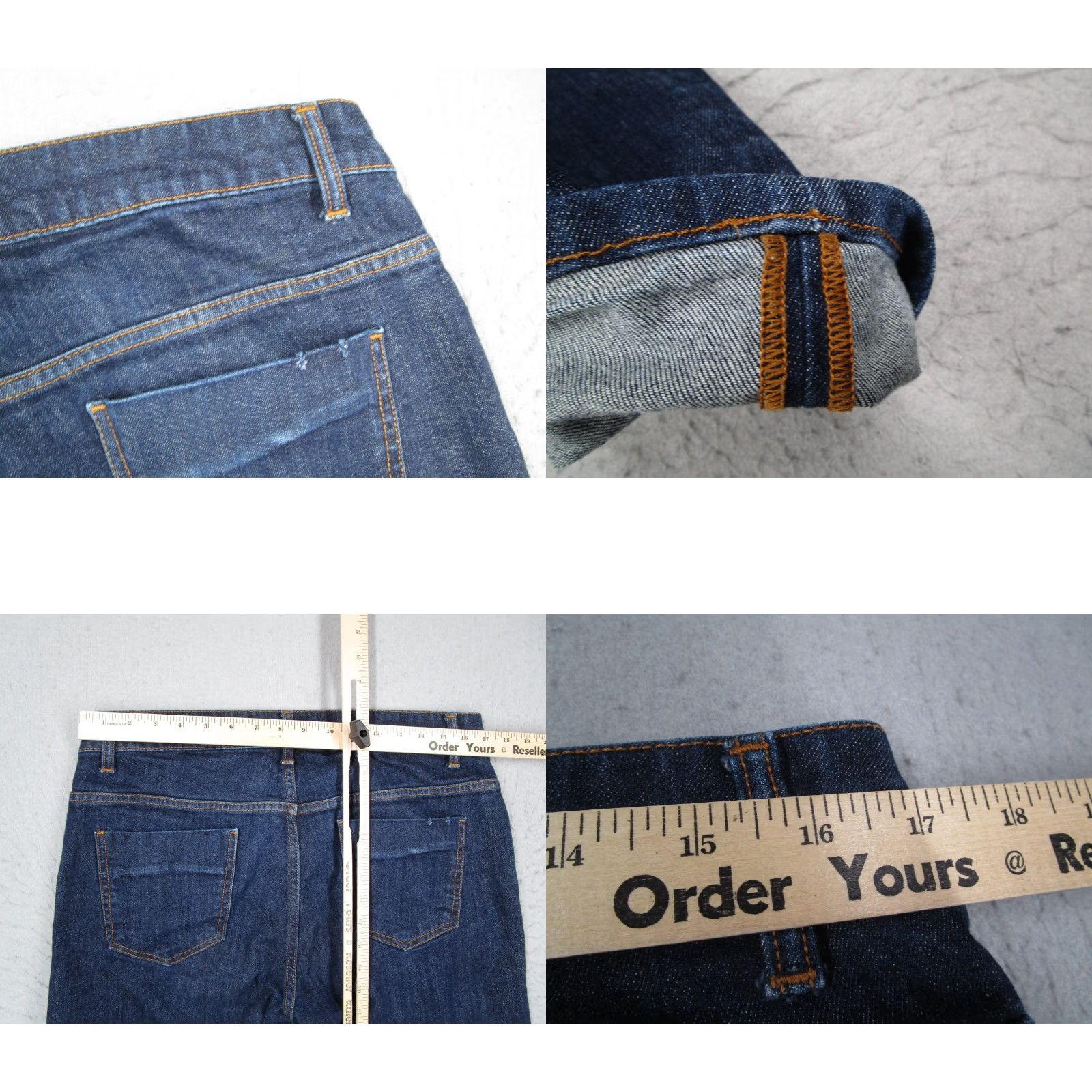 Takeshy Kurosawa Takeshy Kurosawa Jeans Men 38 Blue Taper Button Fly Denim Made in Italy 38x28 Size US 38 / EU 54 - 8 Thumbnail