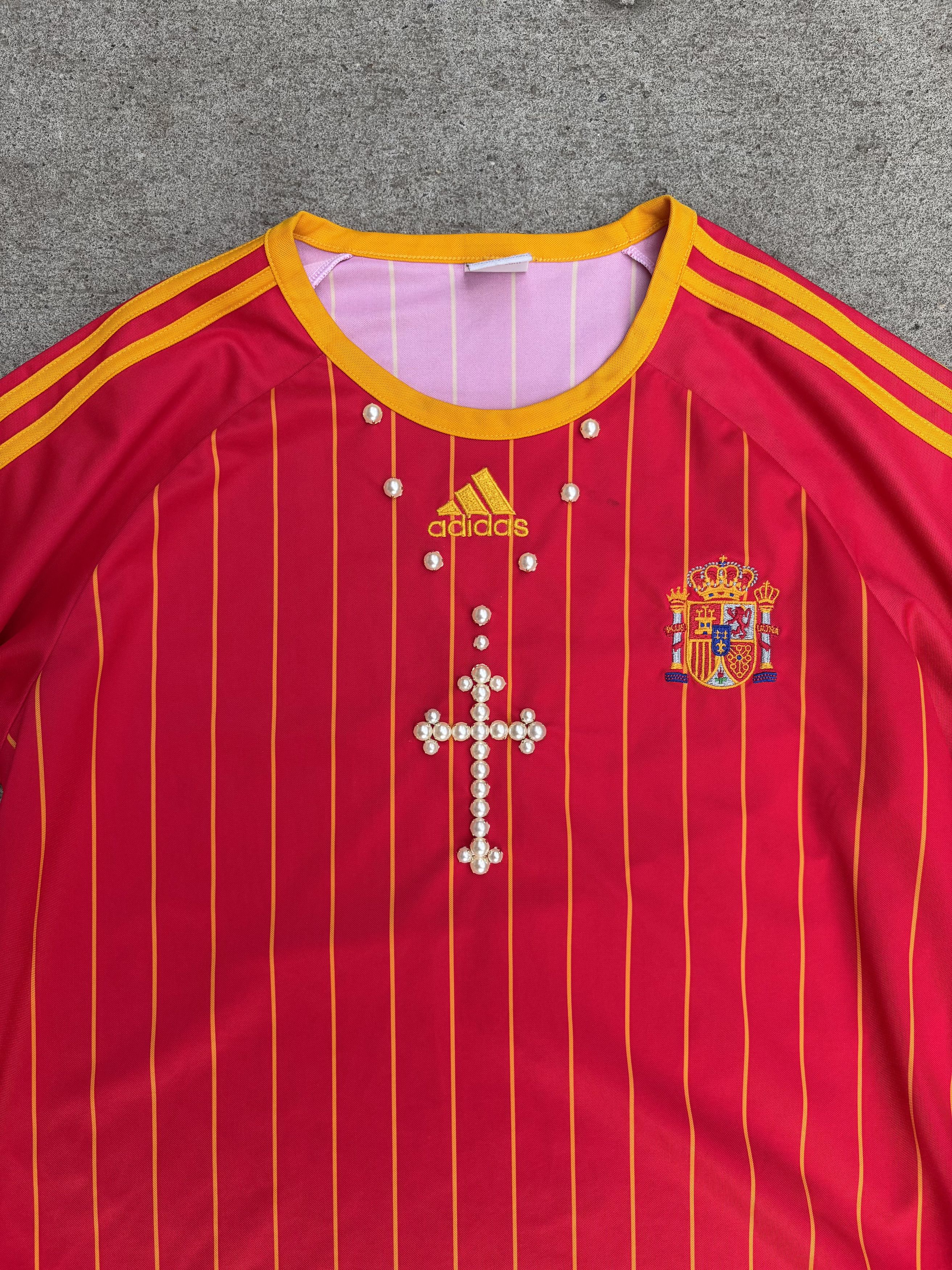 Adidas Spain Football Top Size US L / EU 52-54 / 3 - 2 Thumbnail