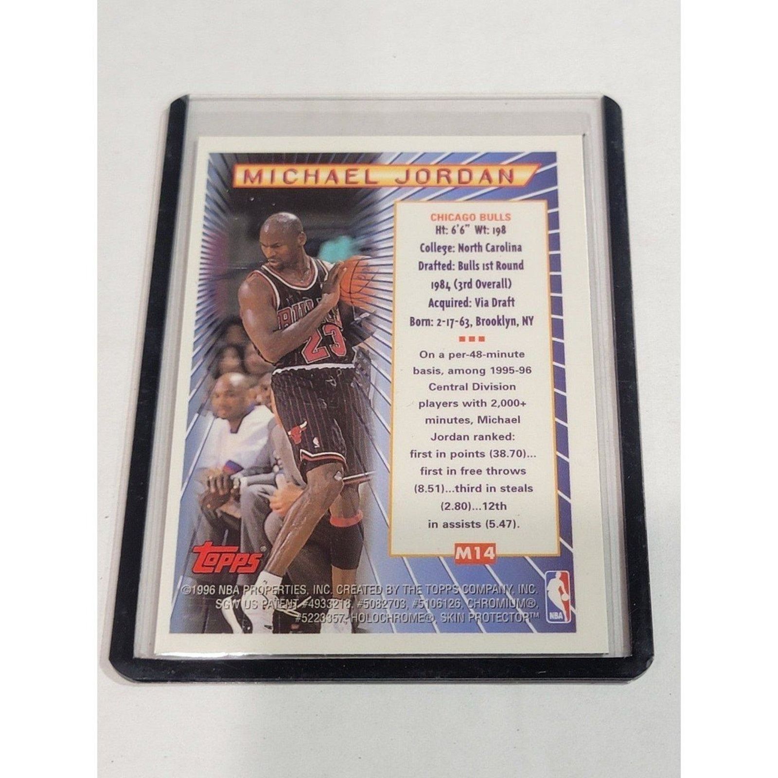 Other Michael Jordan Unpeeled 1996-97 Topps Finest Mystery #M14 Size ONE SIZE - 7 Thumbnail
