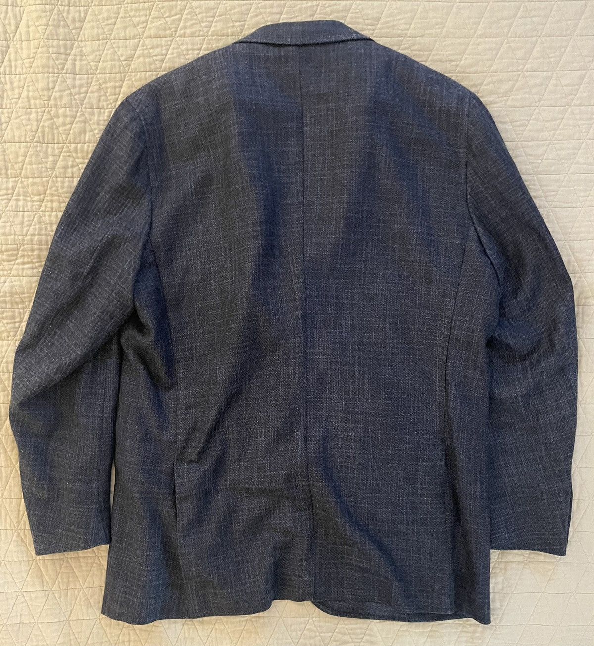 Isaia Luxurious Tri-Blend Patch Pocket 'Mat' Jacket Size 48L - 6 Thumbnail