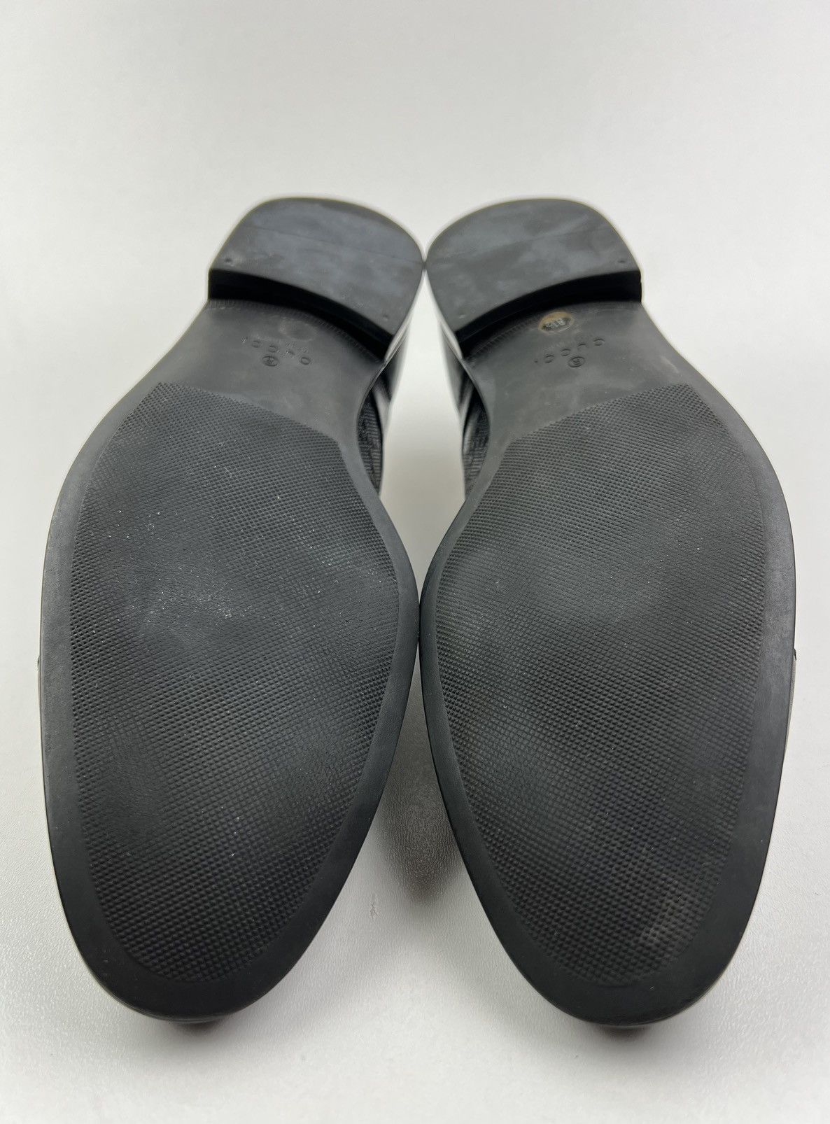 Gucci GUCCI Oxfords Leather Shoes Diamond Embossing Black Men’s Size US 9 / EU 42 - 15 Thumbnail