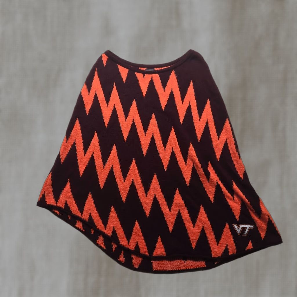 Vintage Virginia Tech VT Hokies Skirt Red Adult WOMENS XL Size 40" / US 18 - 1 Thumbnail
