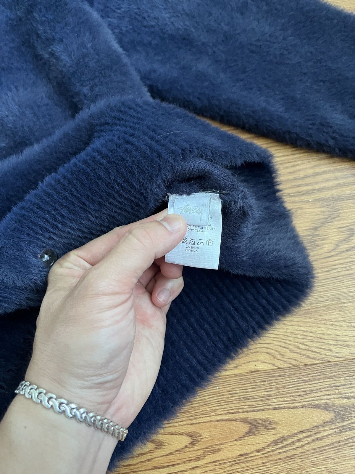 Stussy Stussy Wool Cardigan Blue/Navy Size US S / EU 44-46 / 1 - 6 Thumbnail