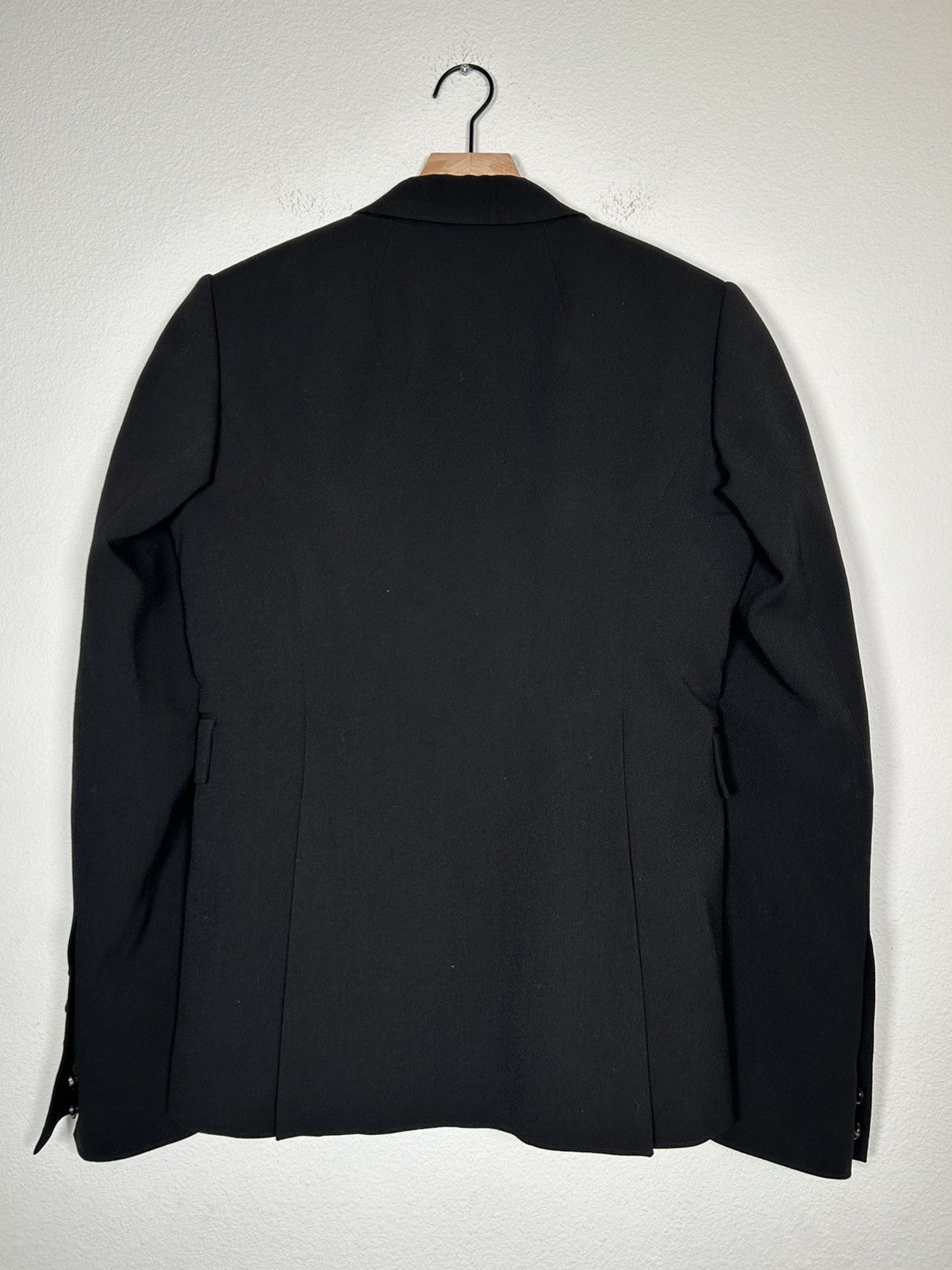 Rick Owens Sisyphus FW18 Nylon lapel Wool Blazer Size US M / EU 48-50 / 2 - 4 Thumbnail