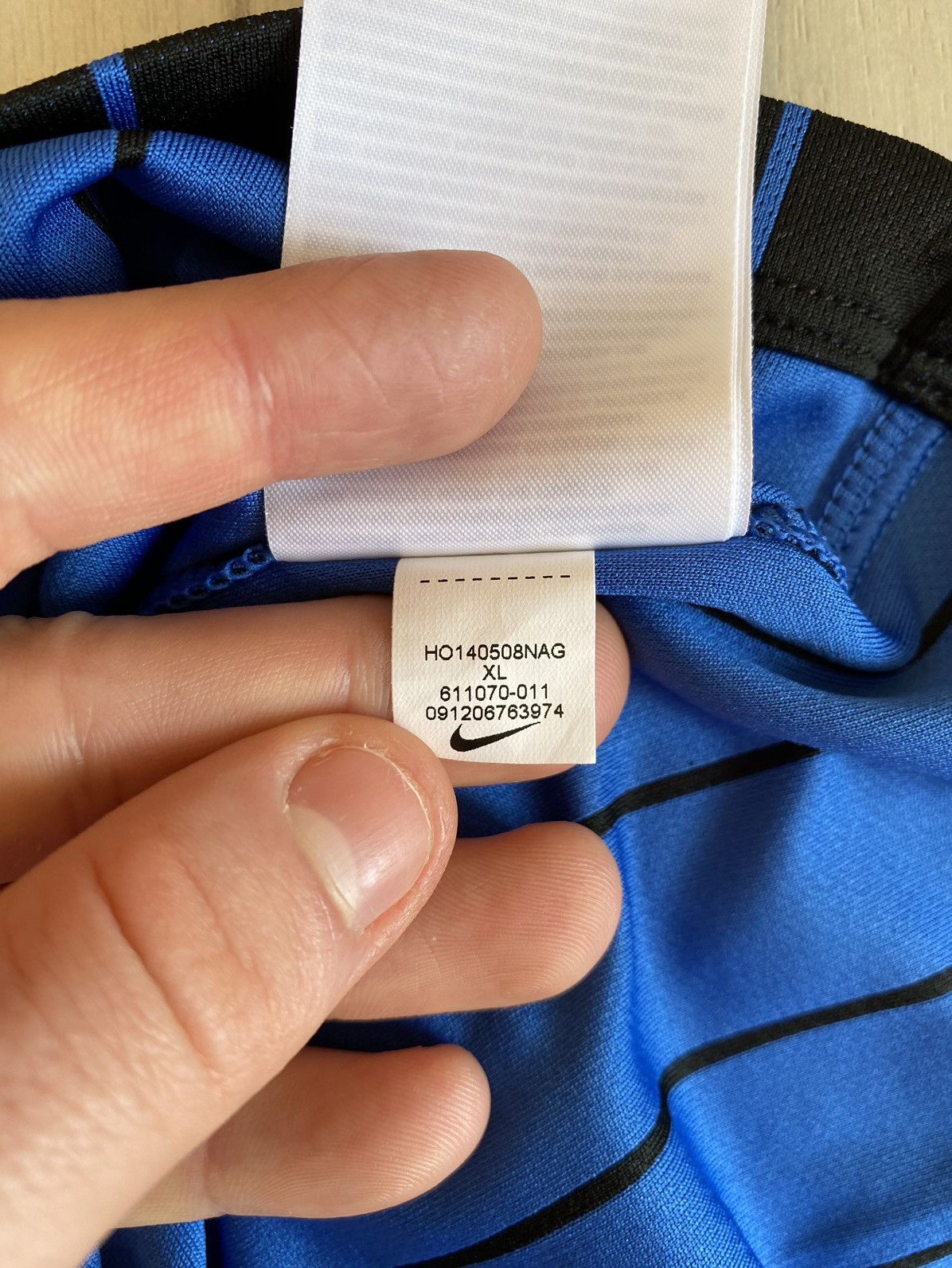 Nike Mattia Nike Inter Milan Home Jersey Youth 2014/15 - Black Size US S / EU 44-46 / 1 - 10 Thumbnail