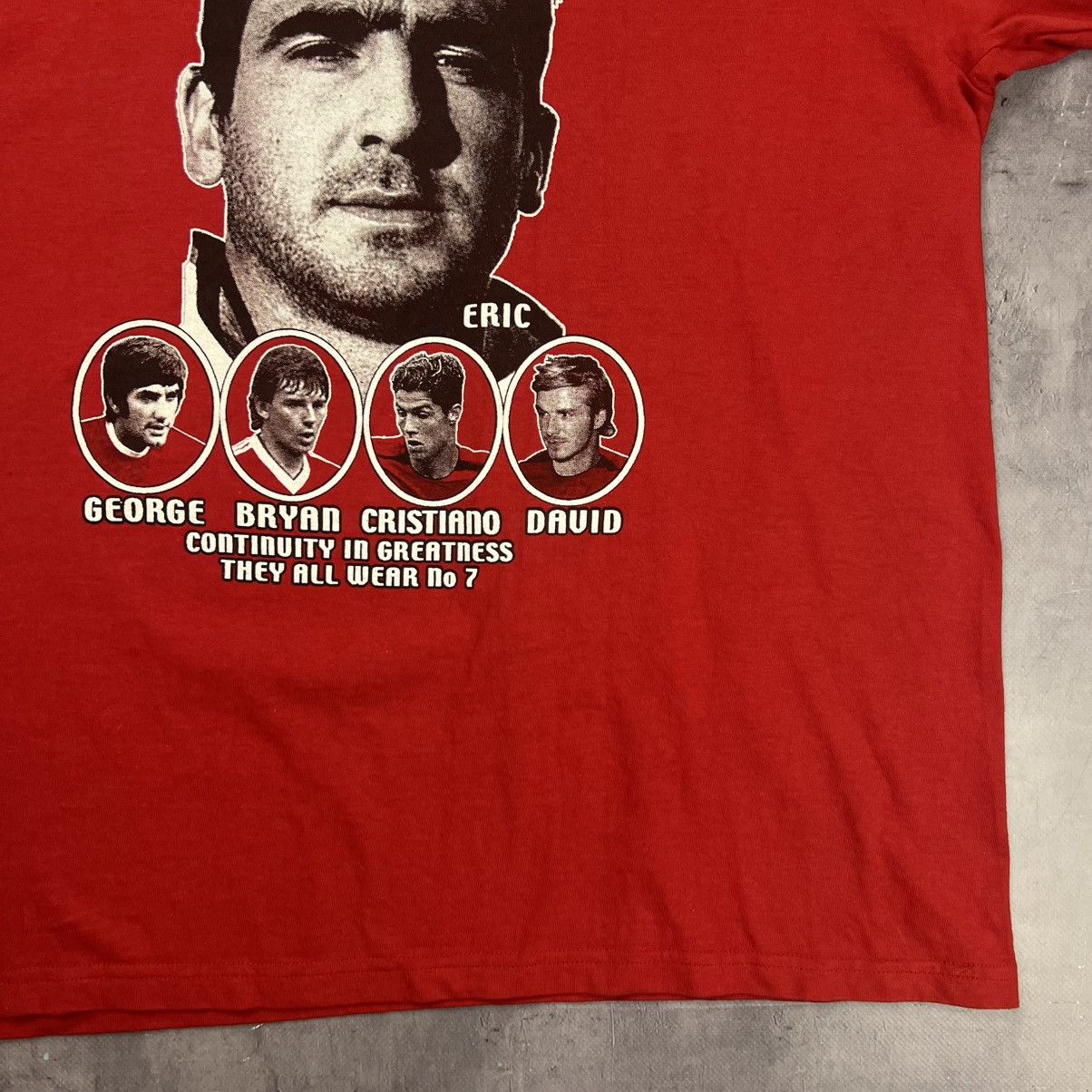Other Rare! Eric Cantona Legends In Our Time Ronaldo 7 Jersey 90s Size US L / EU 52-54 / 3 - 9 Thumbnail