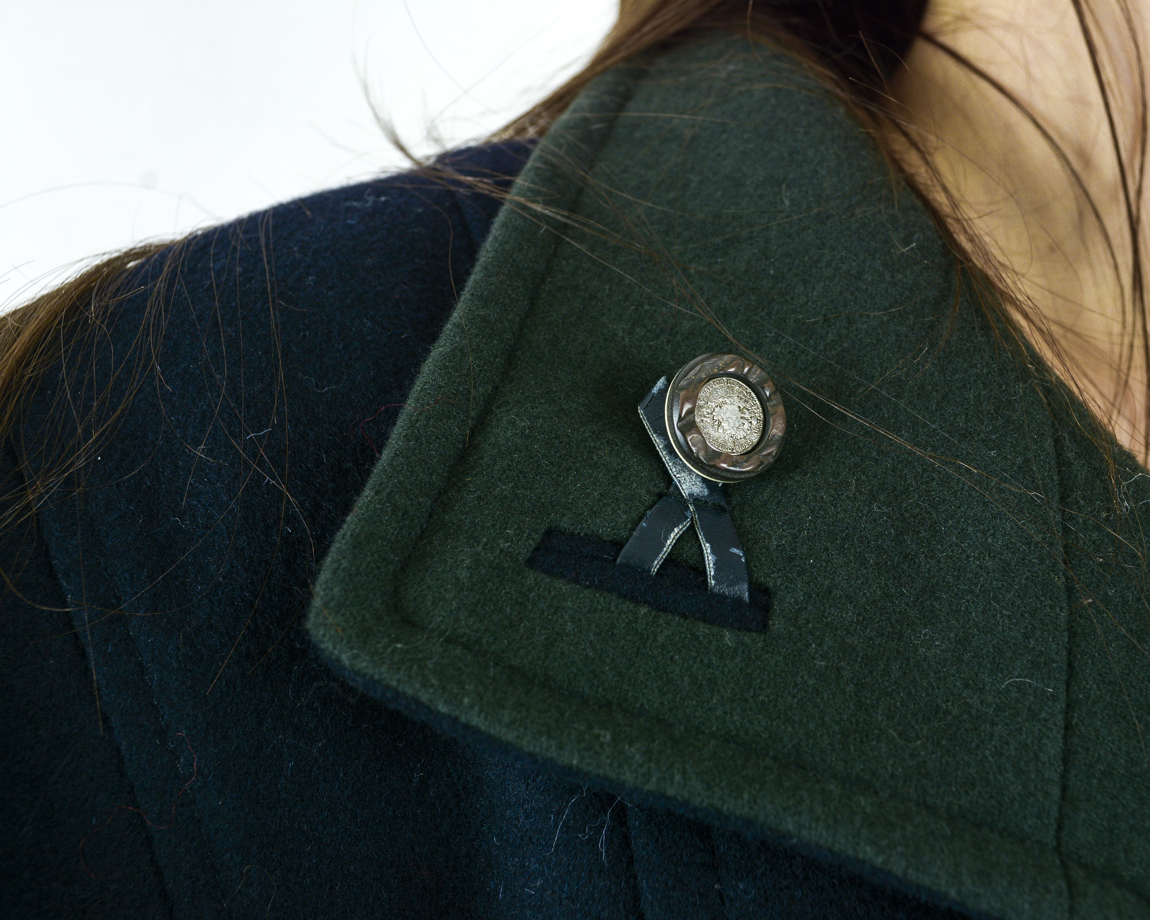 Other × Vintage Markert Aquila Alpacca Loden Wool Coat Button Up Jacket Size L / US 10 / IT 46 - 6 Thumbnail