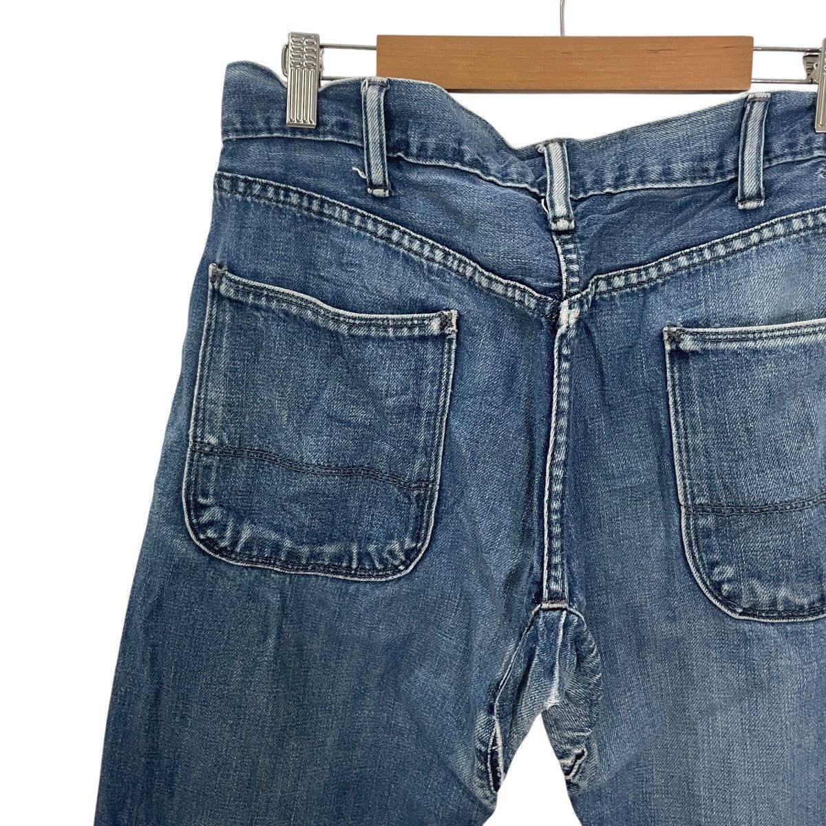 Japanese Brand Vintage Bruno Boinne Selvedge Distressed Denim Jeans Size US 31 - 10 Thumbnail