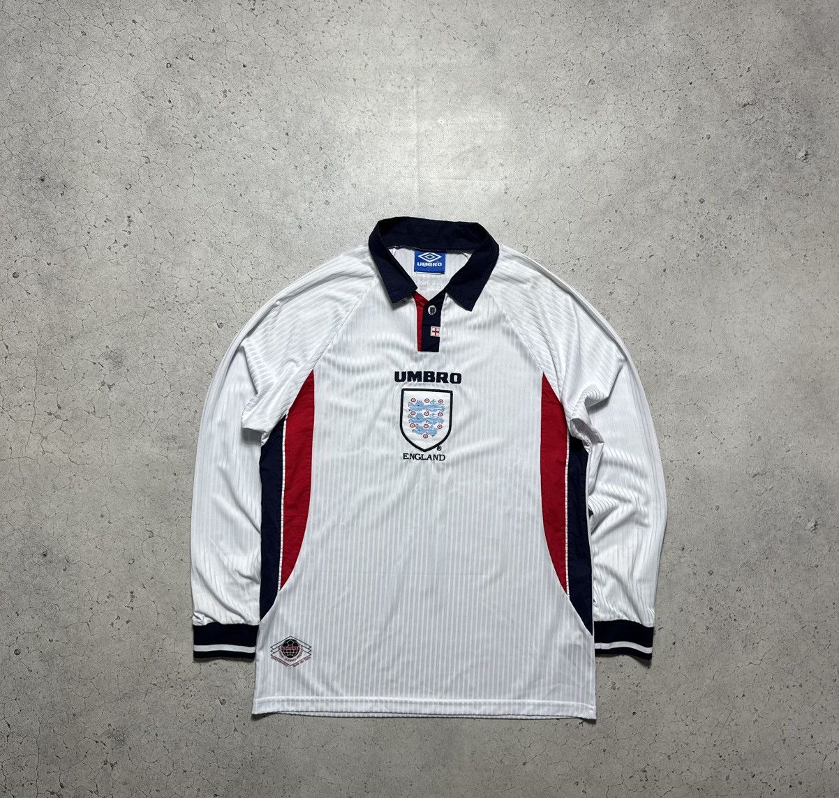 Umbro England Team 1998 Soccer Jersey Long Sleeve